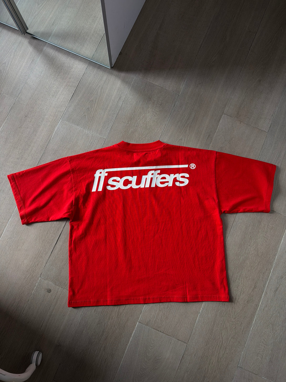 Scuffers Flock Tee Red (M)