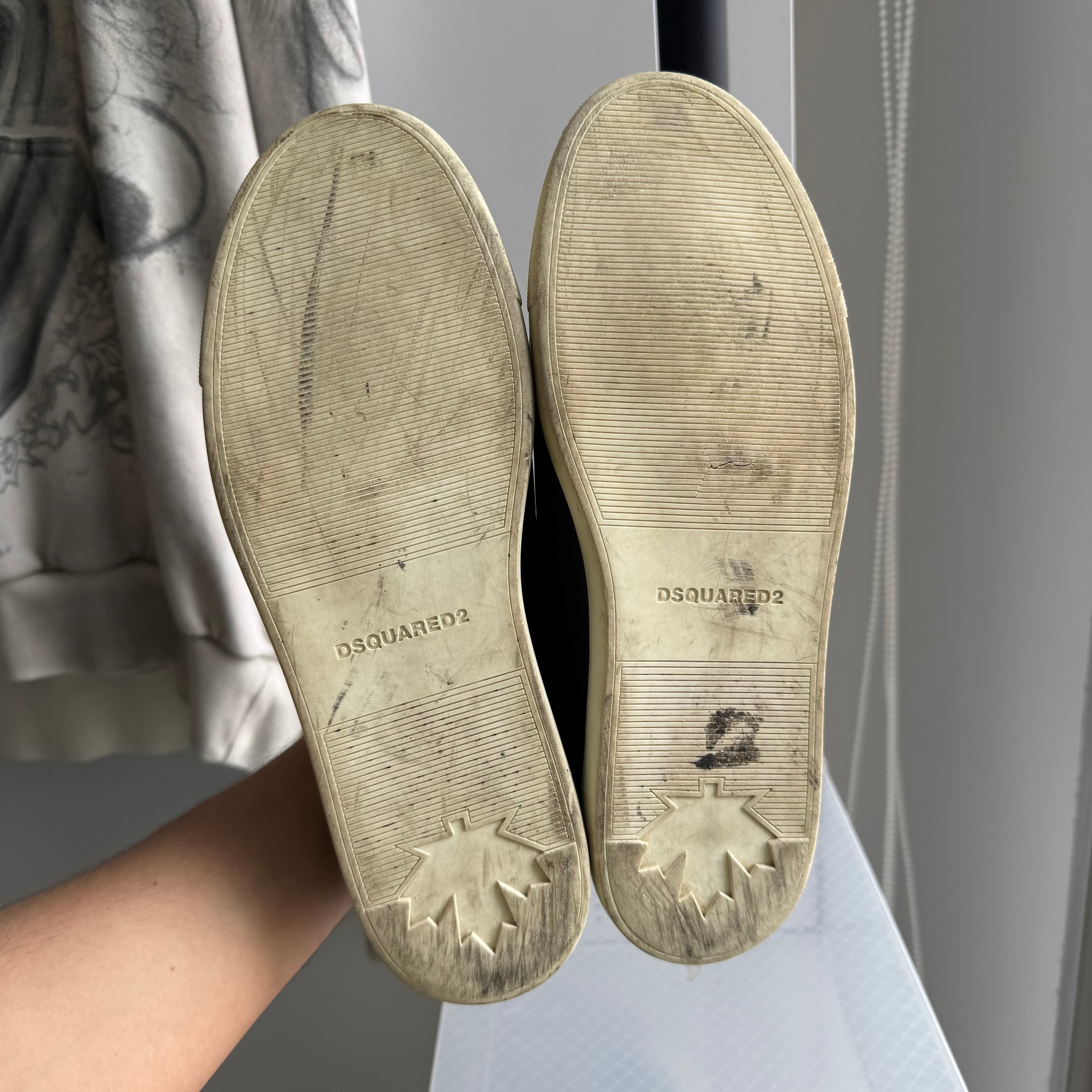 Dsquared2 Leather Low Trainers