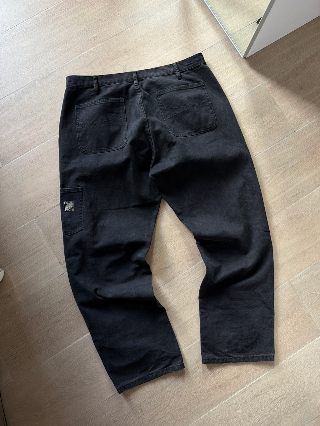 Fucking Awesome Double Knee Pants Black