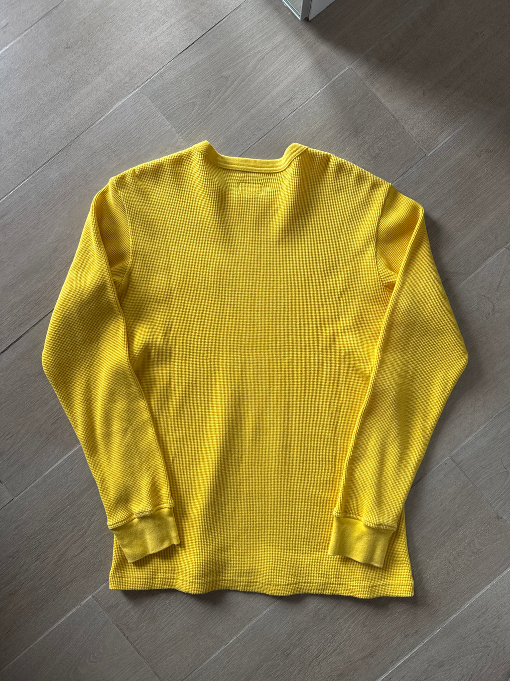FW17 Supreme Arc Logo Ls Thermal Yellow