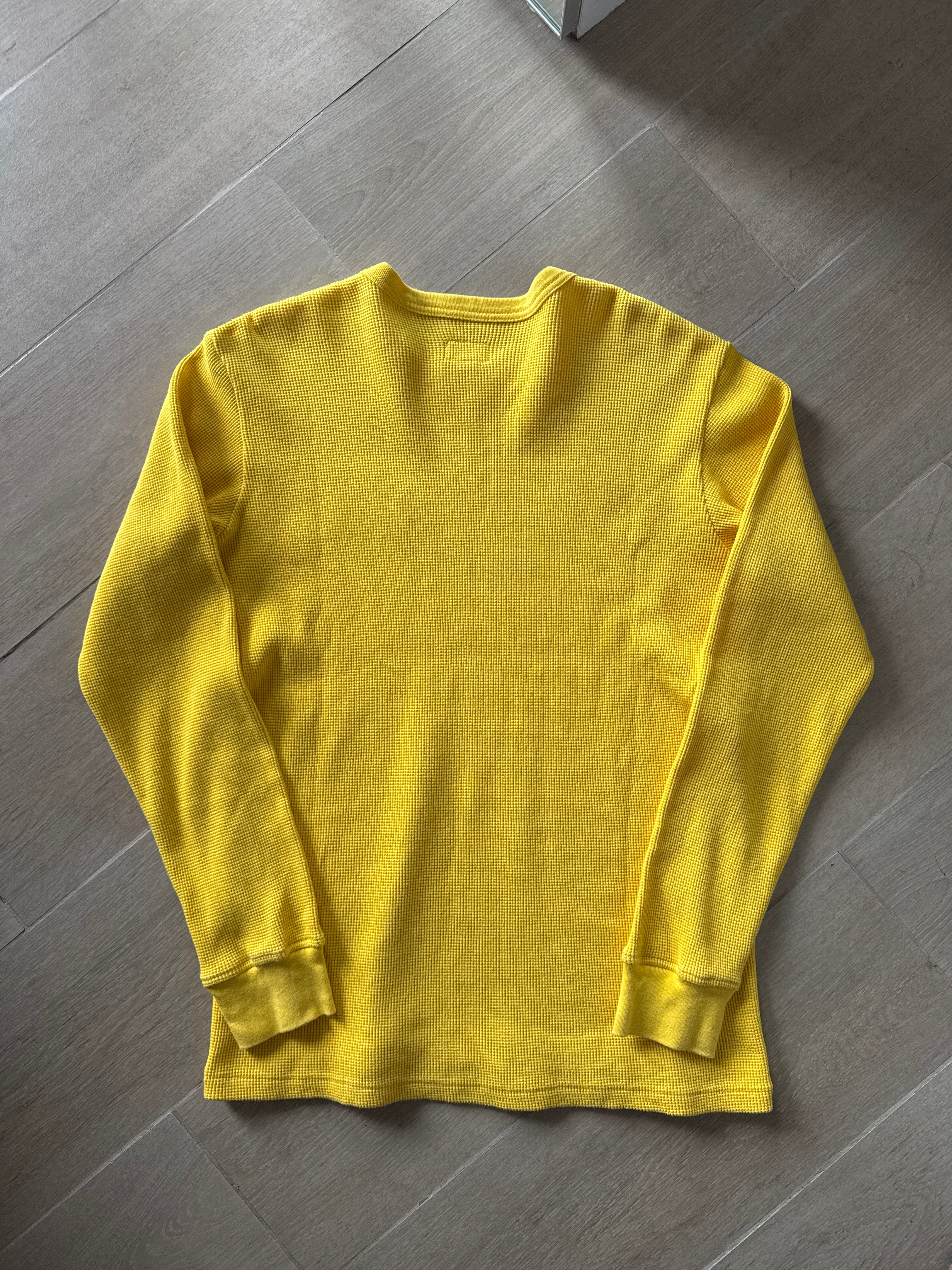 FW17 Supreme Arc Logo Ls Thermal Yellow