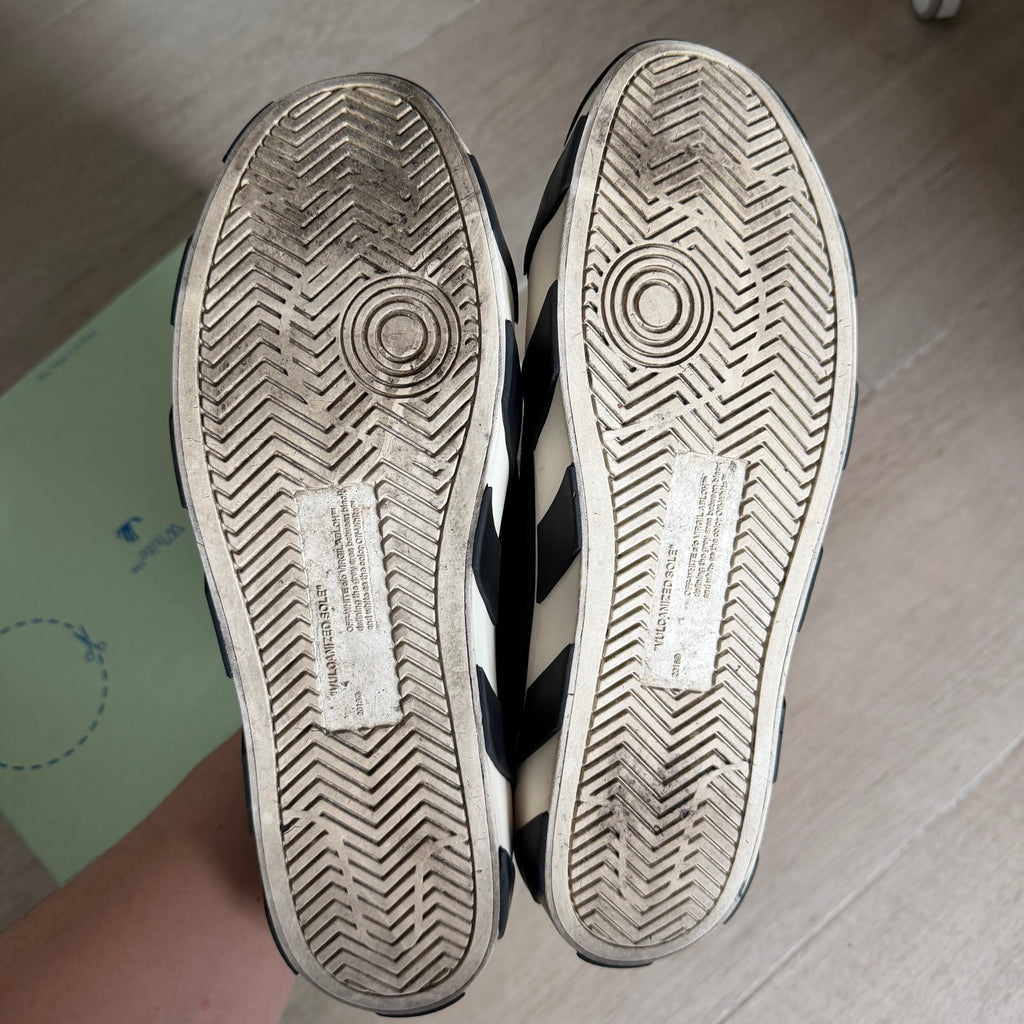 Off-White Vulcanized Mid Top Sneakers Black/White (41EU)