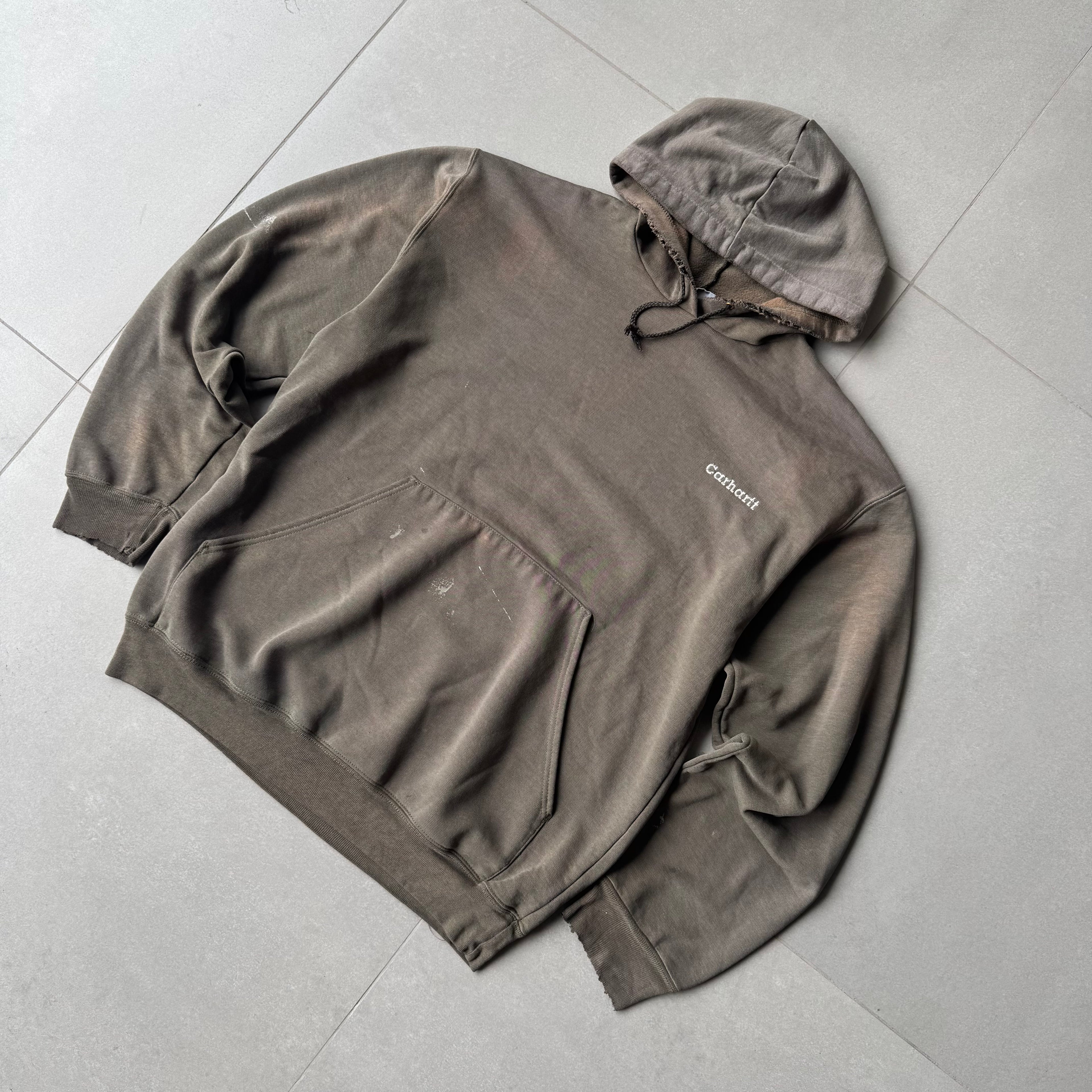 2000s Carhartt Hoodie Olive