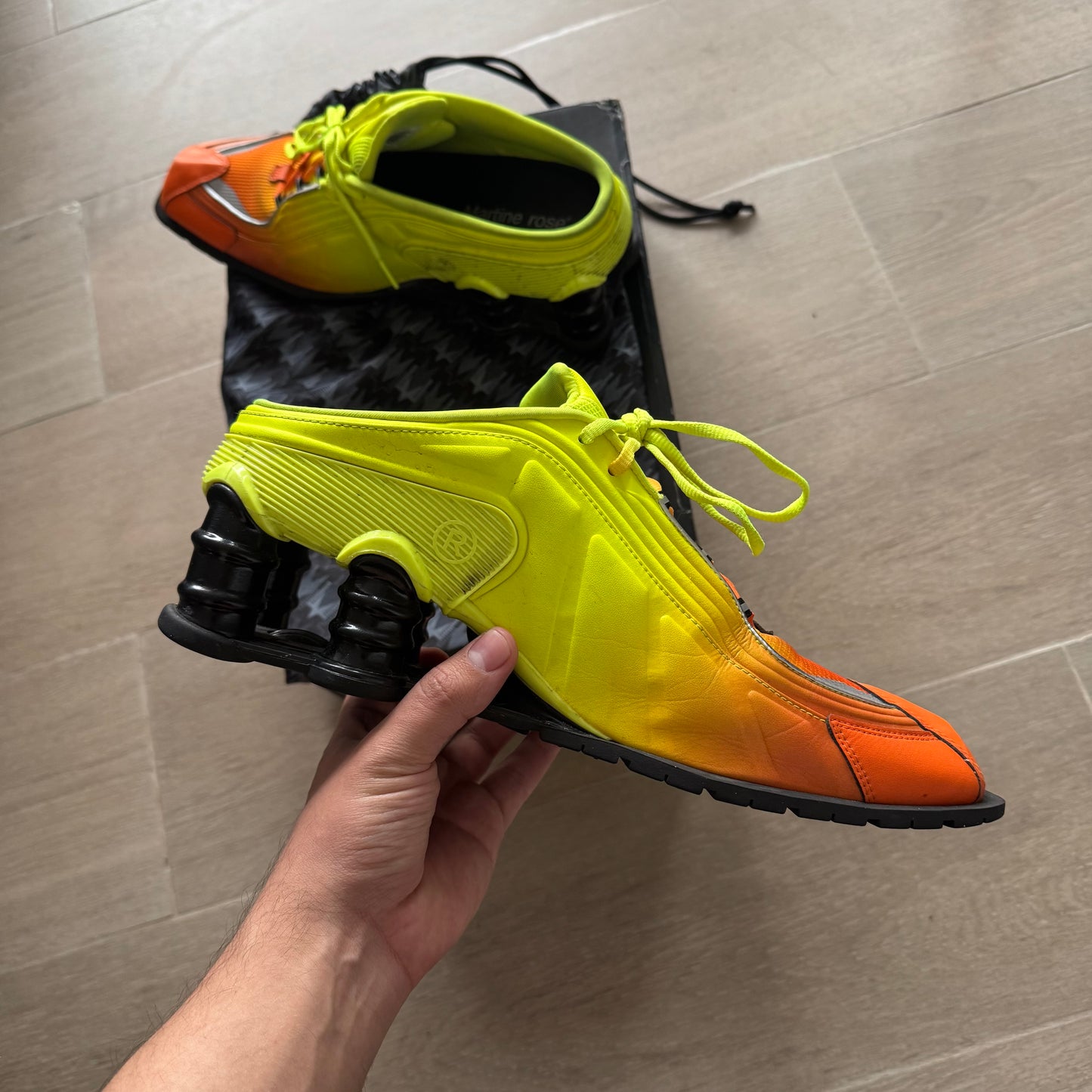 Nike Shox MR4 Mule Martine Rose Orange