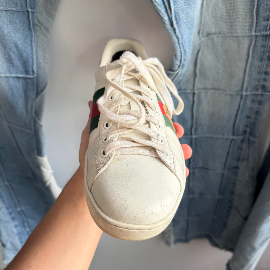 Gucci Ace Bee Sneakers (8.5US)
