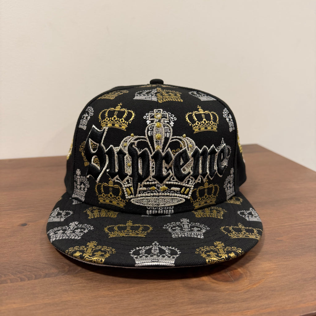 Supreme New Era Crown 59Fifty Fitted Hat Black (7 1/4)