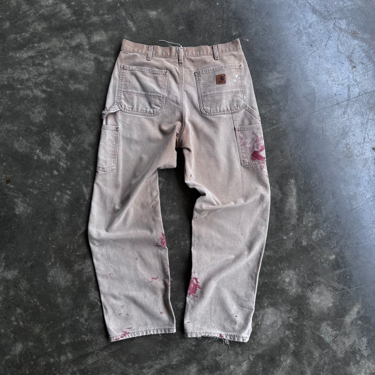 Vintage Carhartt Carpenter Pants “Tan” 34w