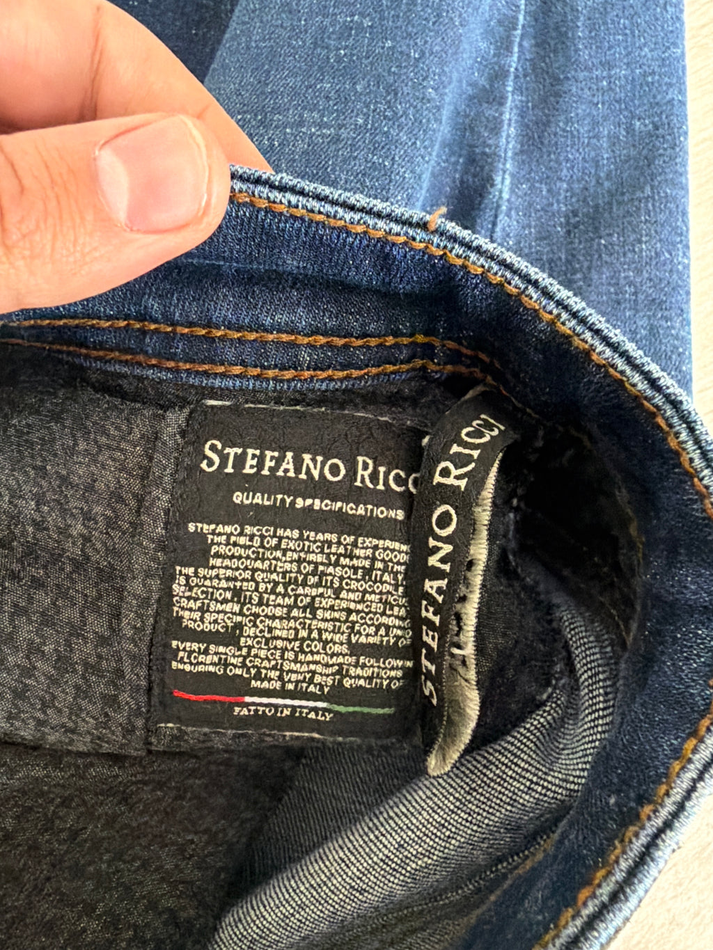 Stefano Ricci Straight Fit Denim Jeans
