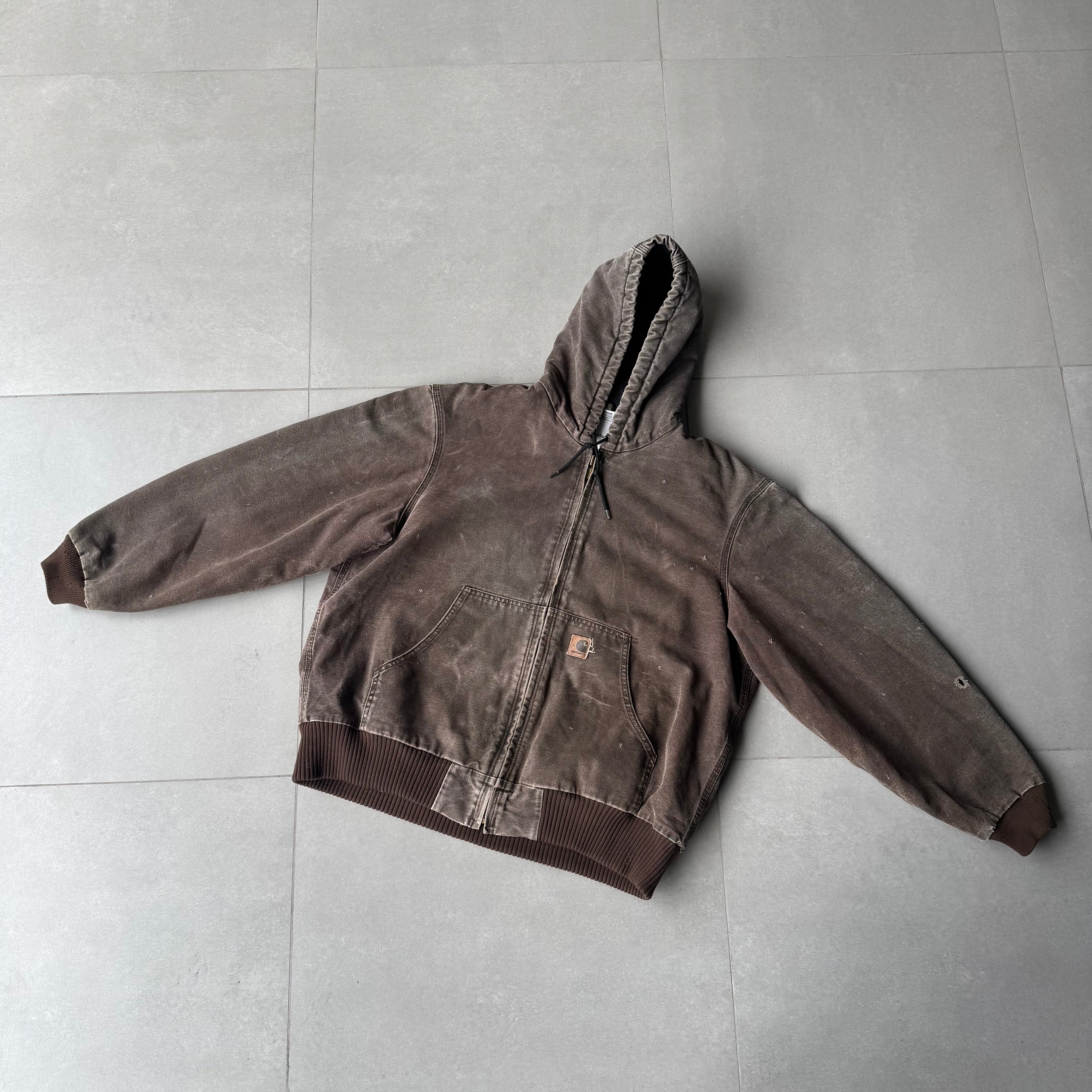 2004 Carhartt Hooded Work Jacket “Brown”