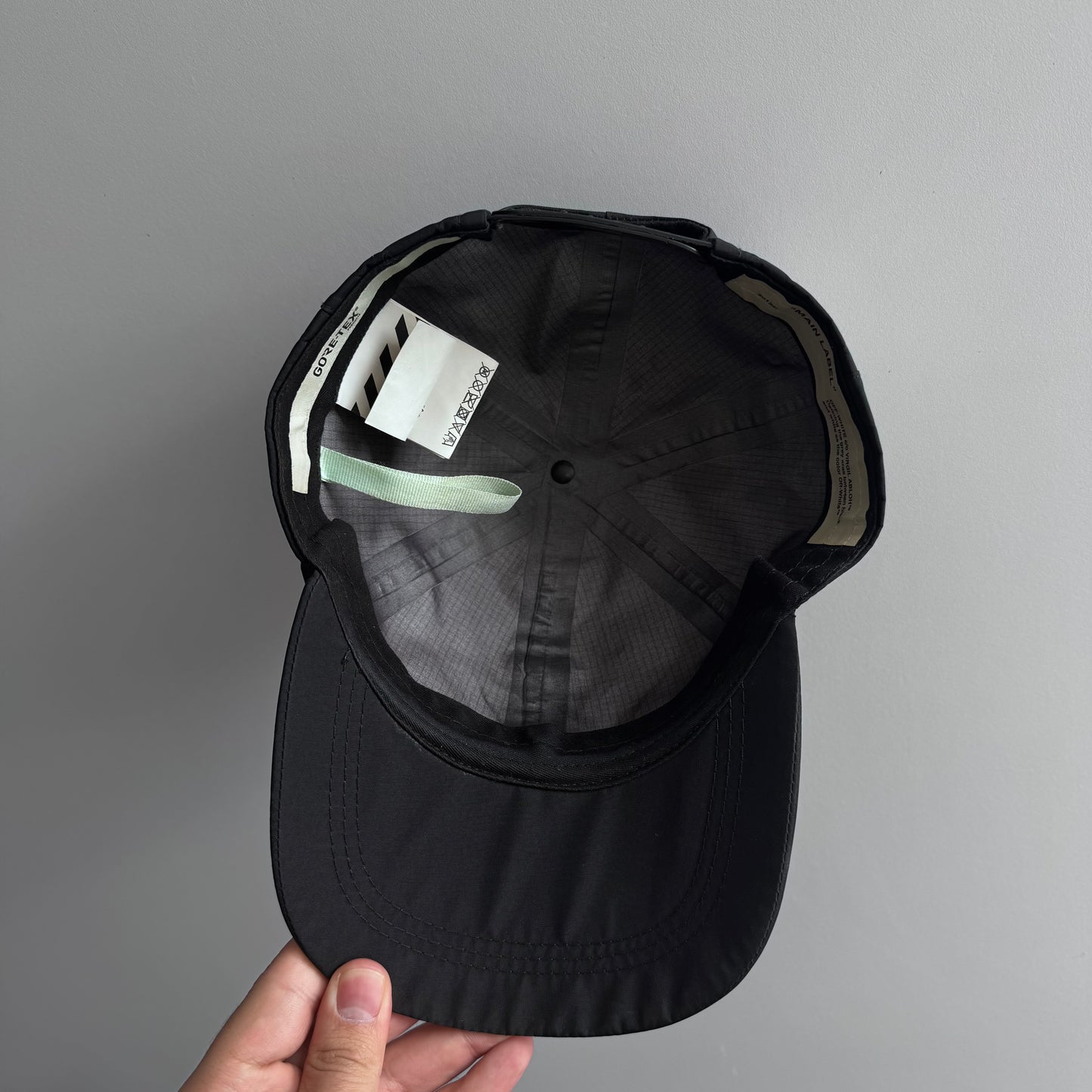 Off-White c/o Virgil Abloh x Gore-Tex Black Baseball Cap