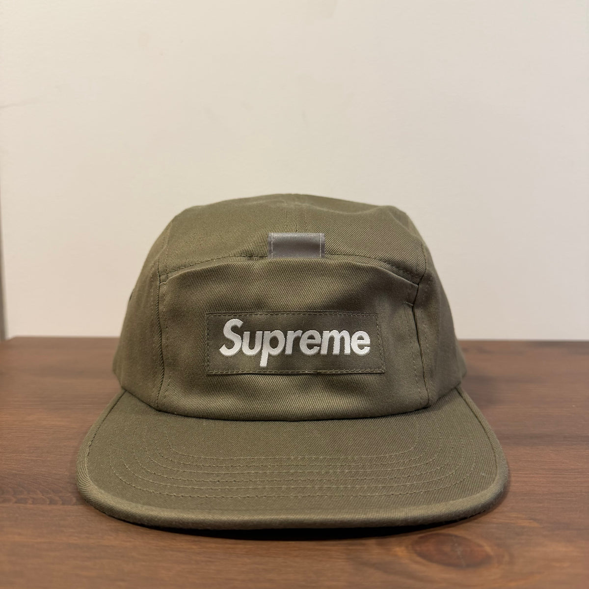 Supreme Reflective Tab Pocket Camp Cap Olive