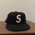Supreme New Era S Logo Characters Black 7 5/8
