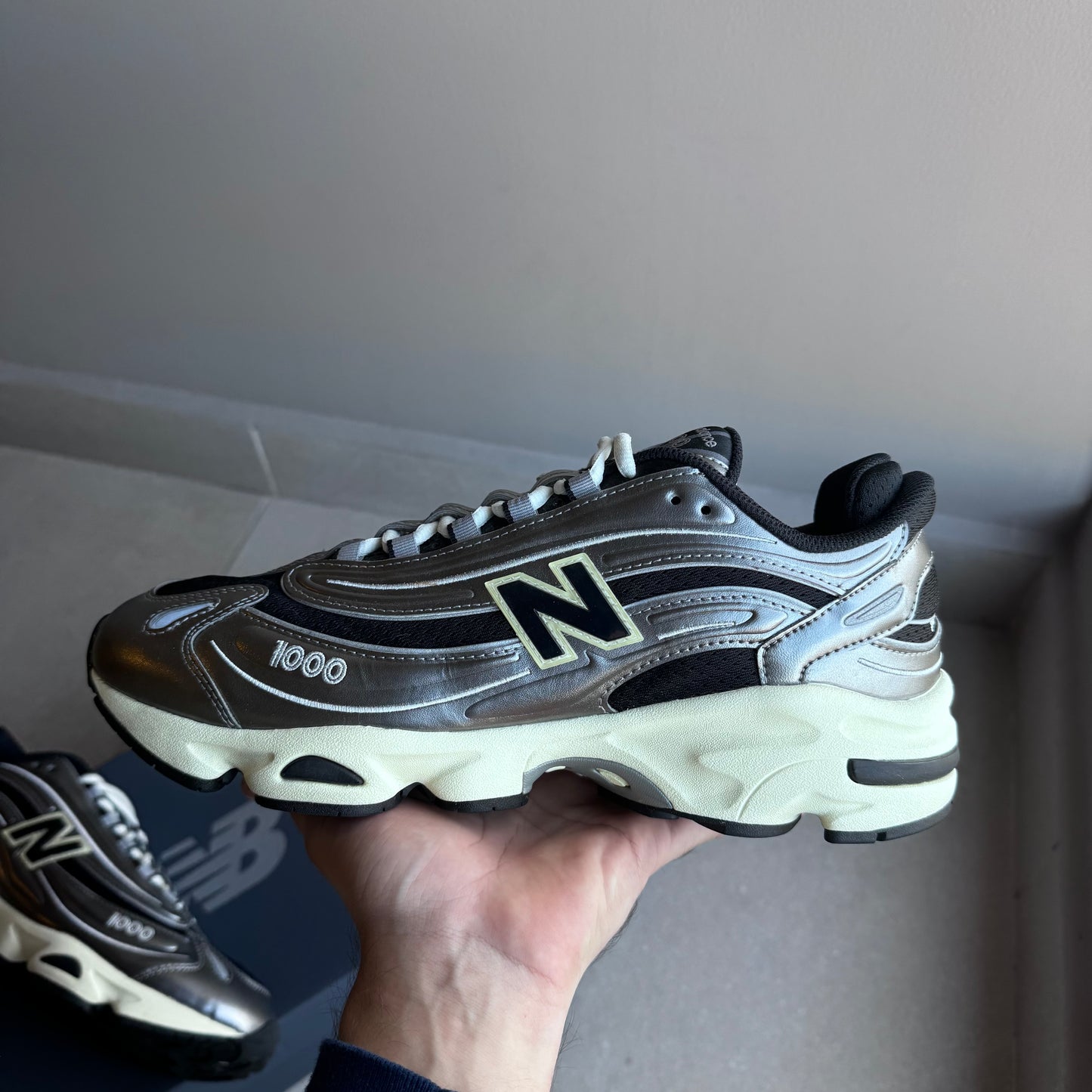 New Balance 1000 Silver Metallic
