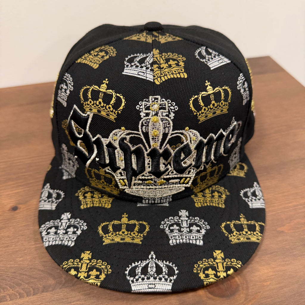 Supreme New Era Crown 59Fifty Fitted Hat Black (7 1/4)