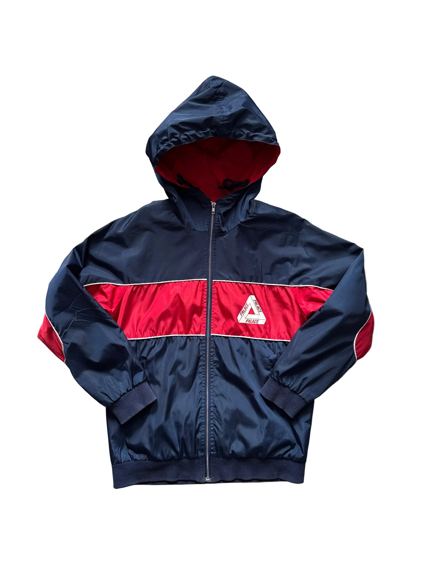 SS2017 Palace 2 Tone Hood Jacket Navy/Red
