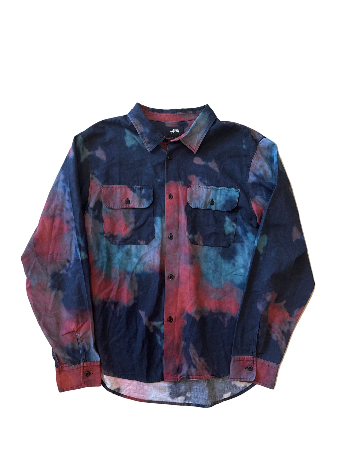 Stüssy Tie-Dyed Button Up Shirt