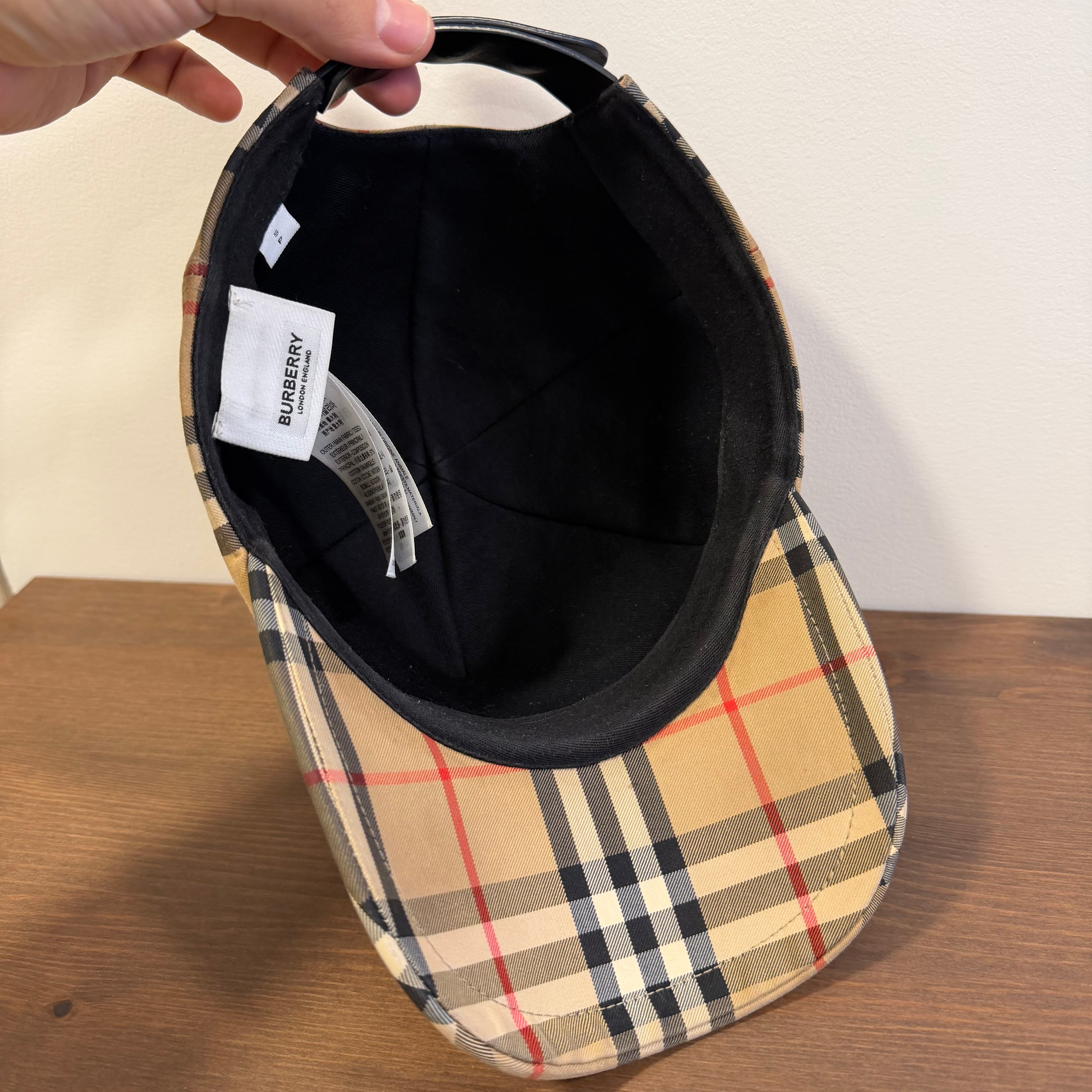 Burberry London Vintage Monogram Baseball Cap