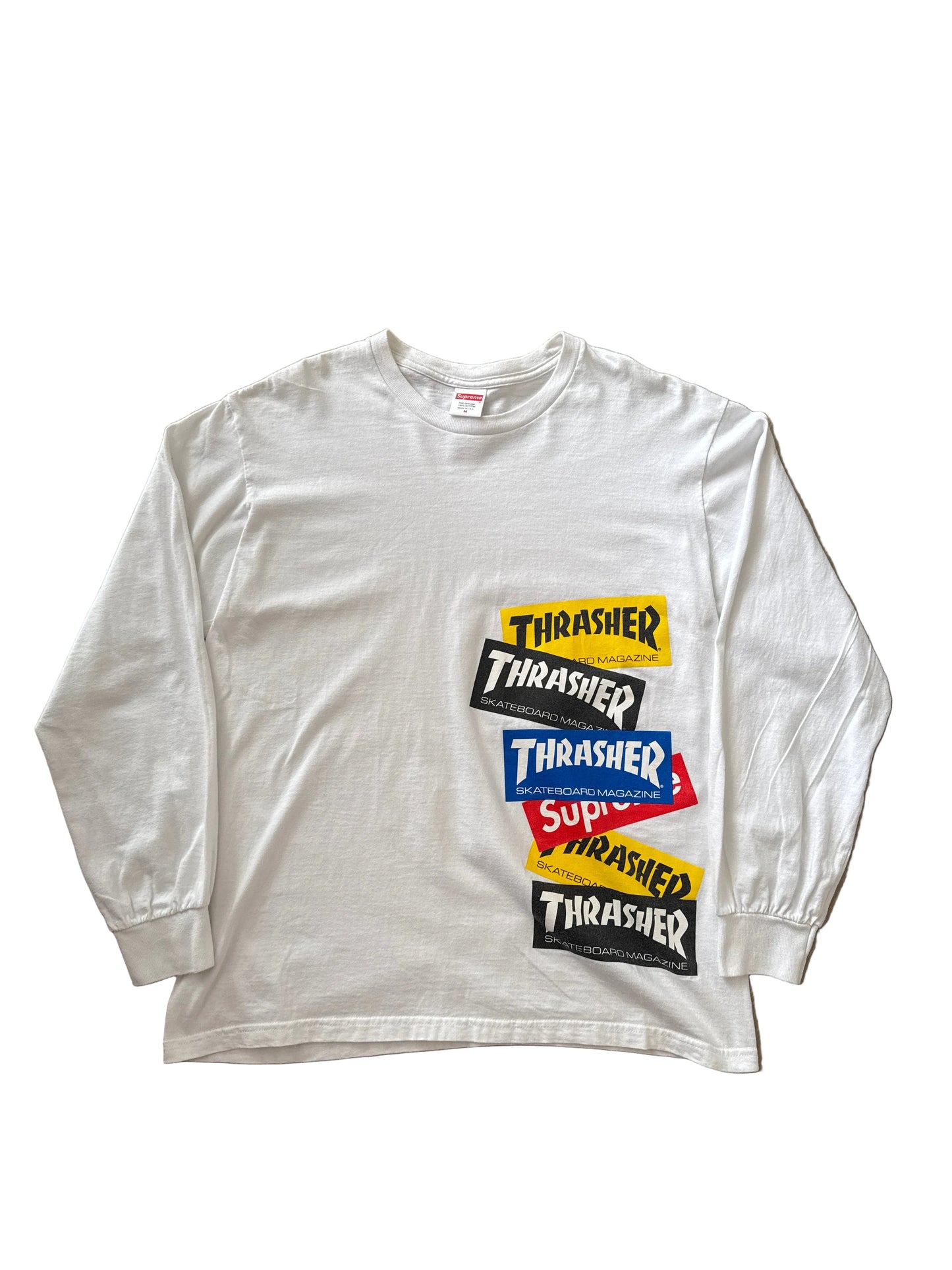 FW21 Supreme x Trasher Longsleeve White