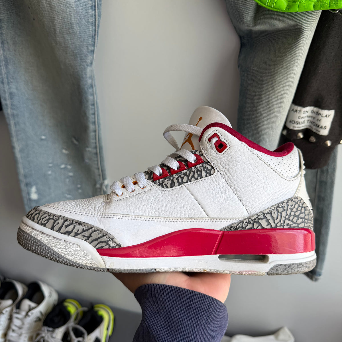 Jordan 3 Retro Cardinal Red (10US)