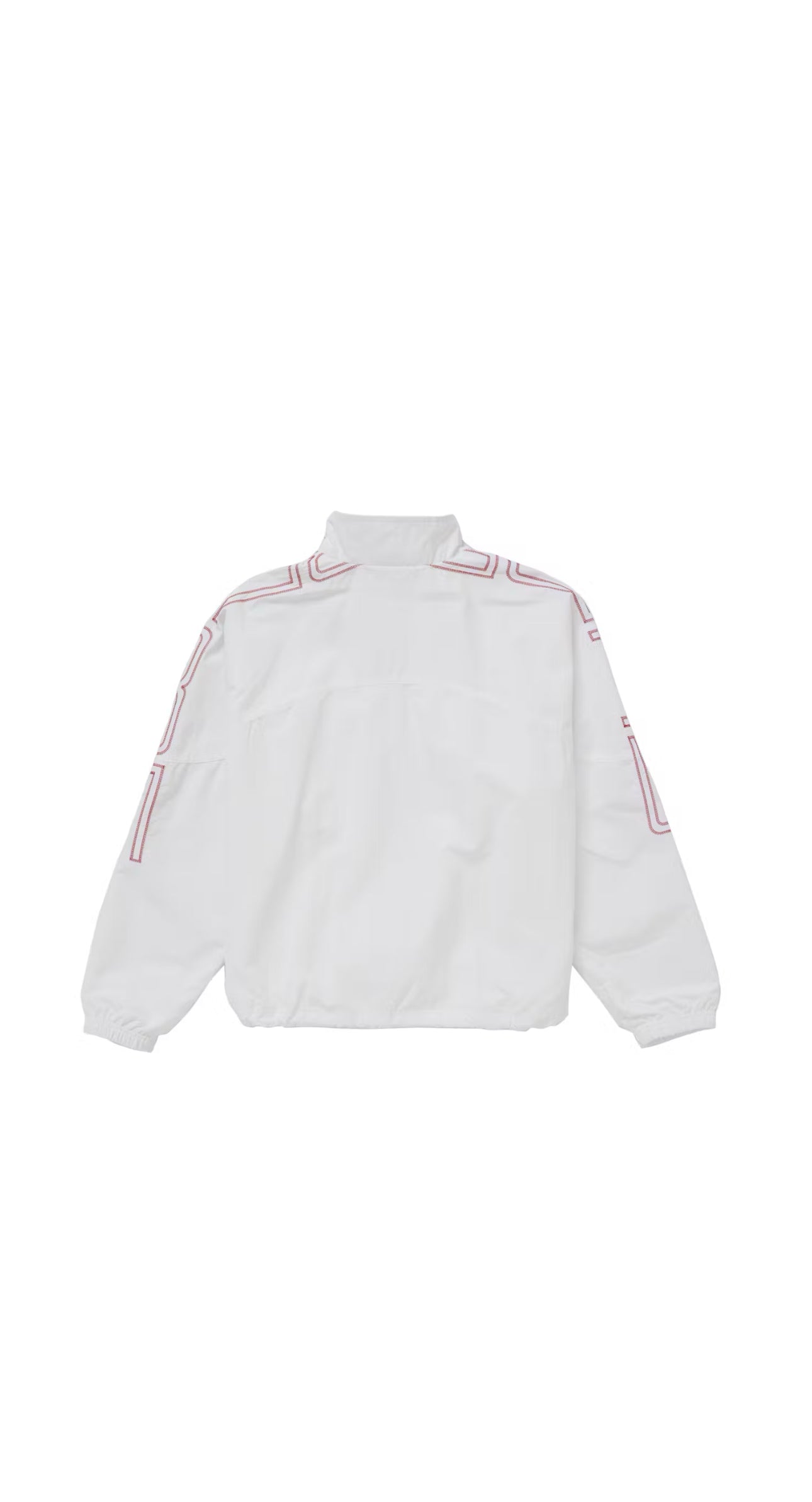 Supreme Embroidered Track Jacket White