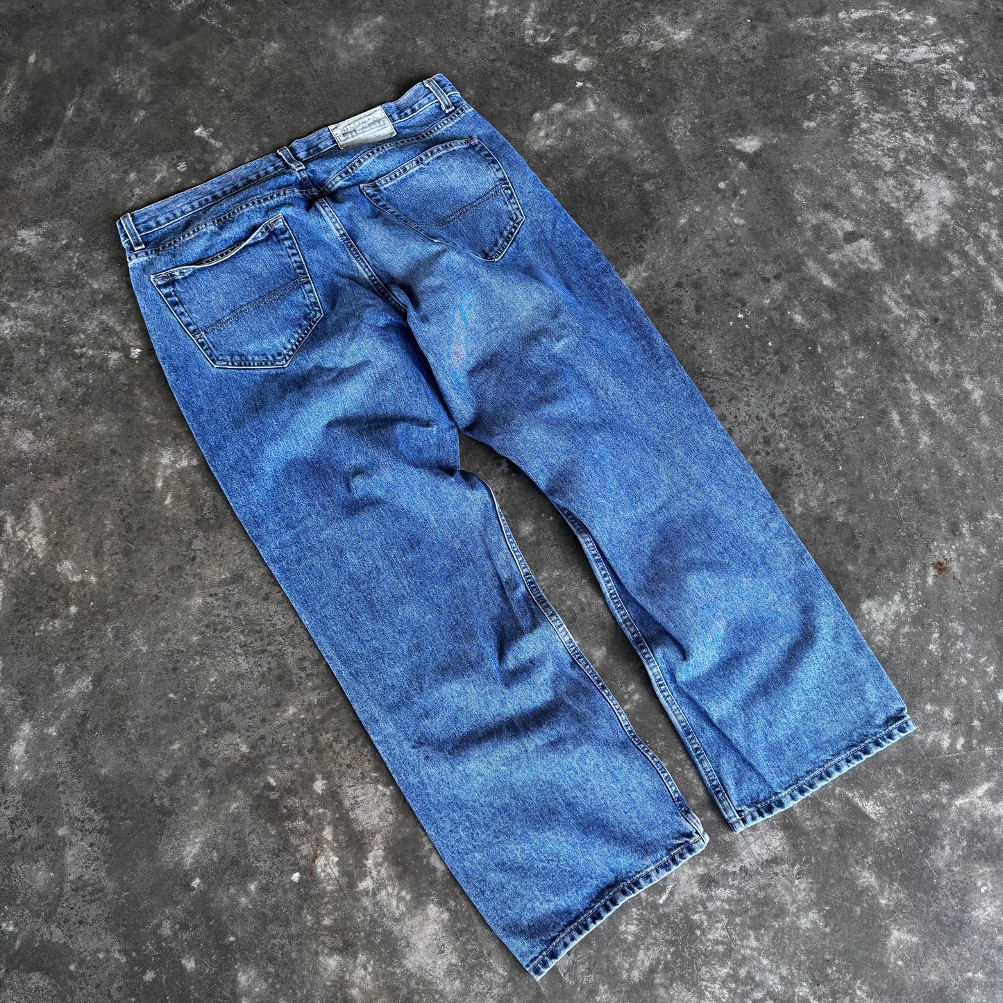 2000s Faded Tommy Hilfiger Baggy Jeans