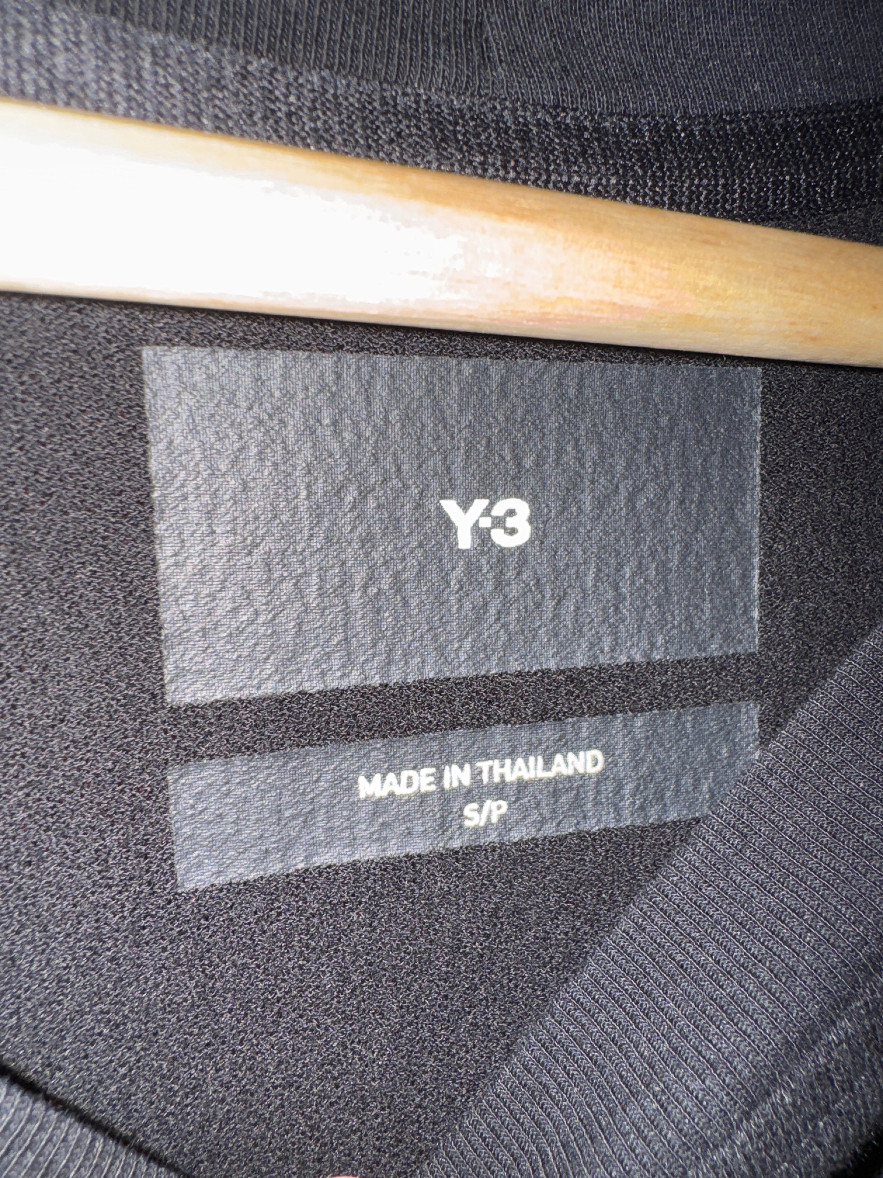 Y-3 Paneled Cotton Jersey Black