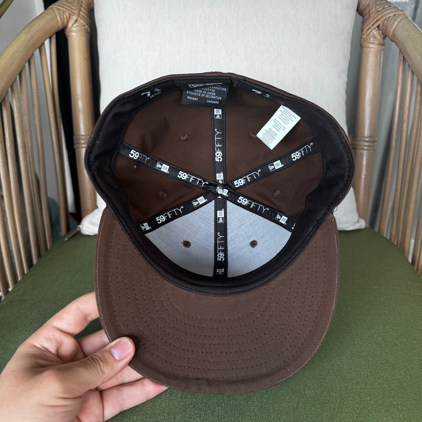 New Era 59FIFTY MLB Los Angeles Dodgers Floral Border Collection Fitted Cap 7 3/8