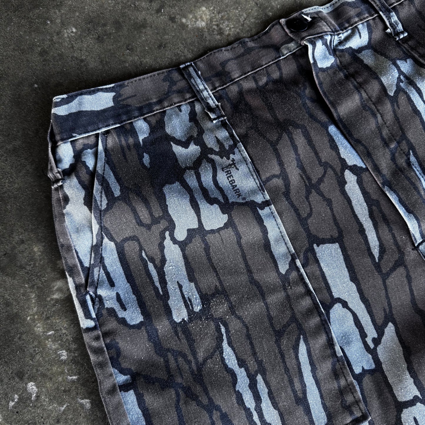Vintage Trebark Wood Camo Pants