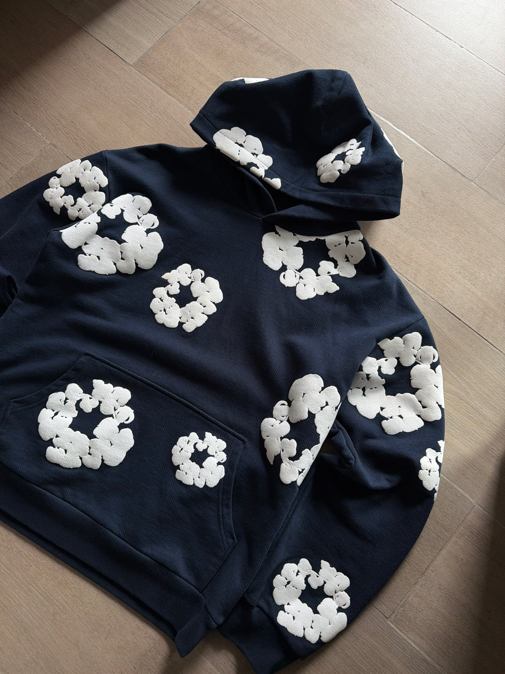 Denim Tears Cotton Wreath Sweatshirt Navy