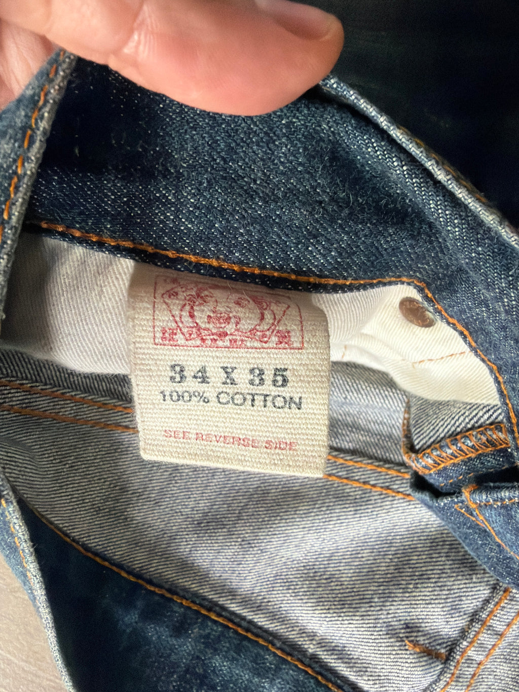 Evisu Paris Exclusive Multipacket Indigo Jeans