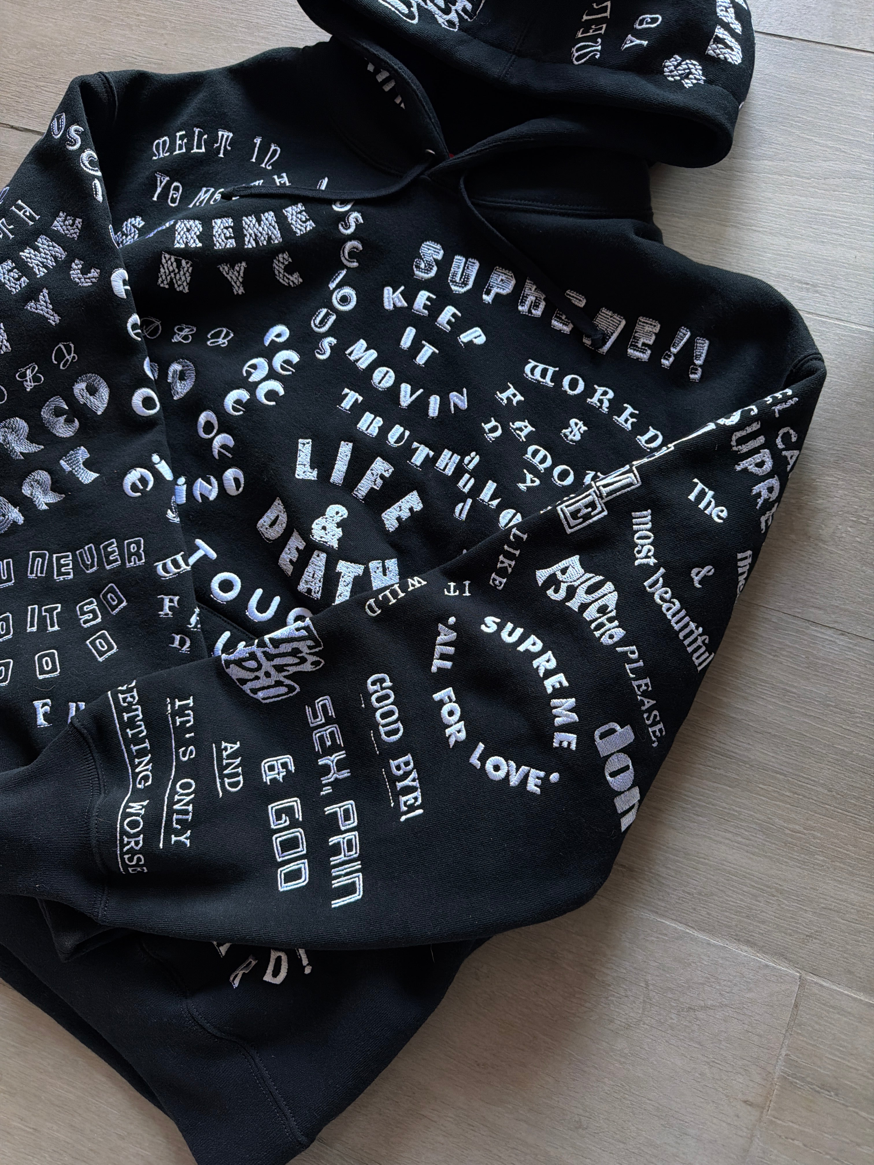 Supreme Too Deadly Hooded Sweatshirt
