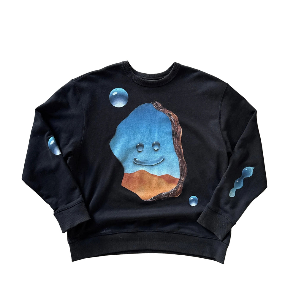 Champion x Angelo Baque Senior Thesis Larissa de Jesus Negron Crewneck Black