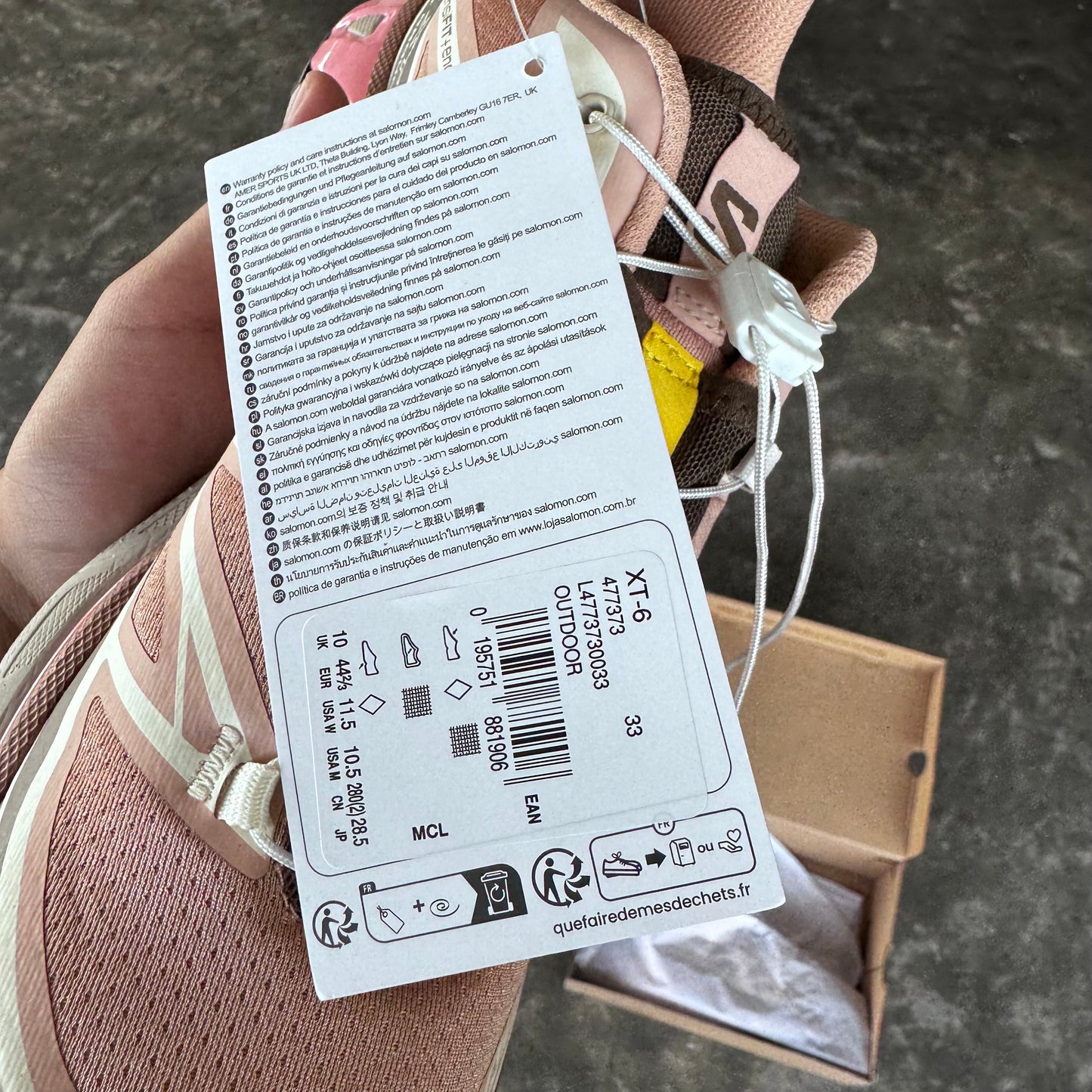Salomon XT-6 Mahogany Rose