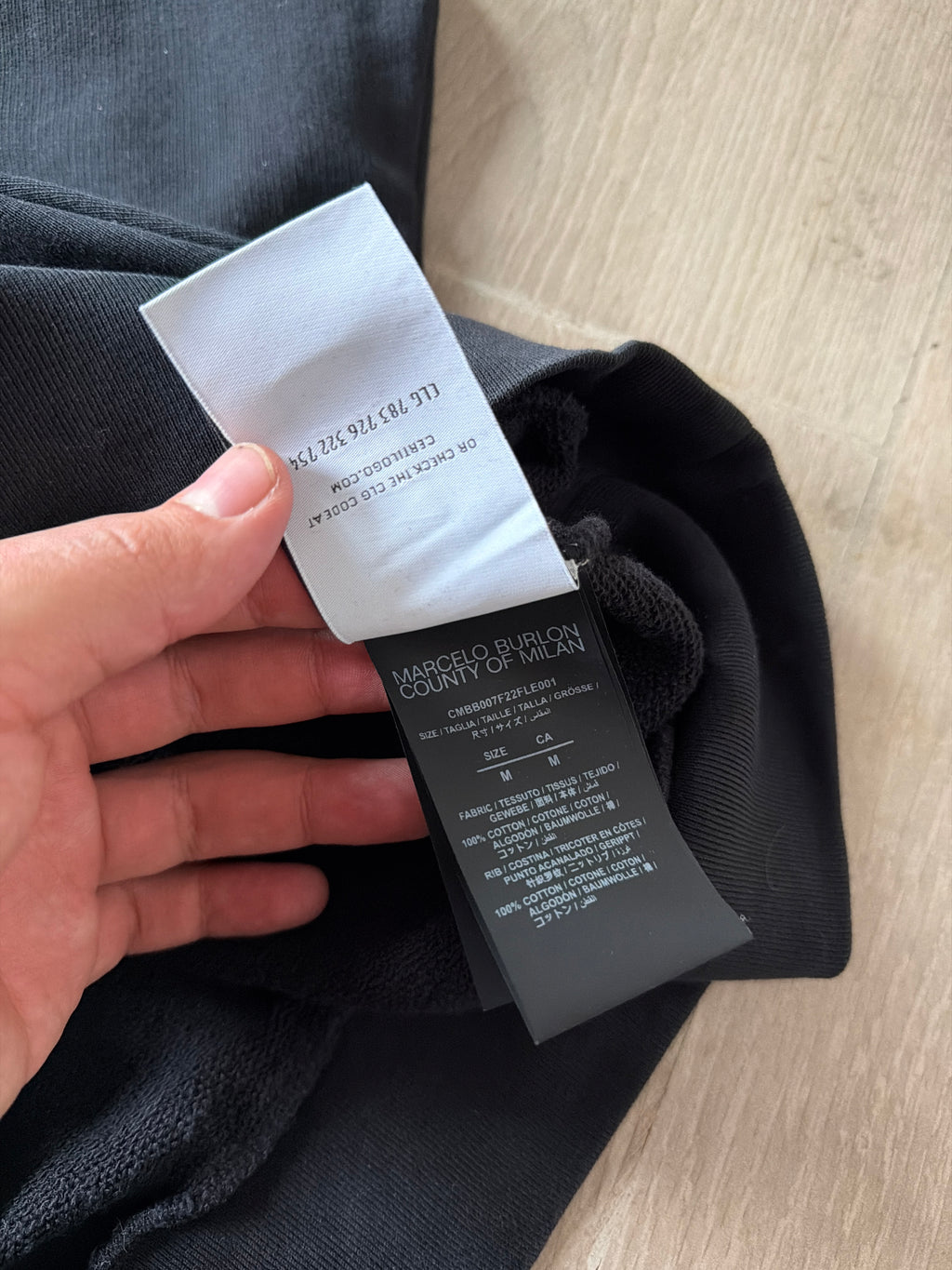 Marcelo Burlon Solfolk Wings Hoodie Black (M)