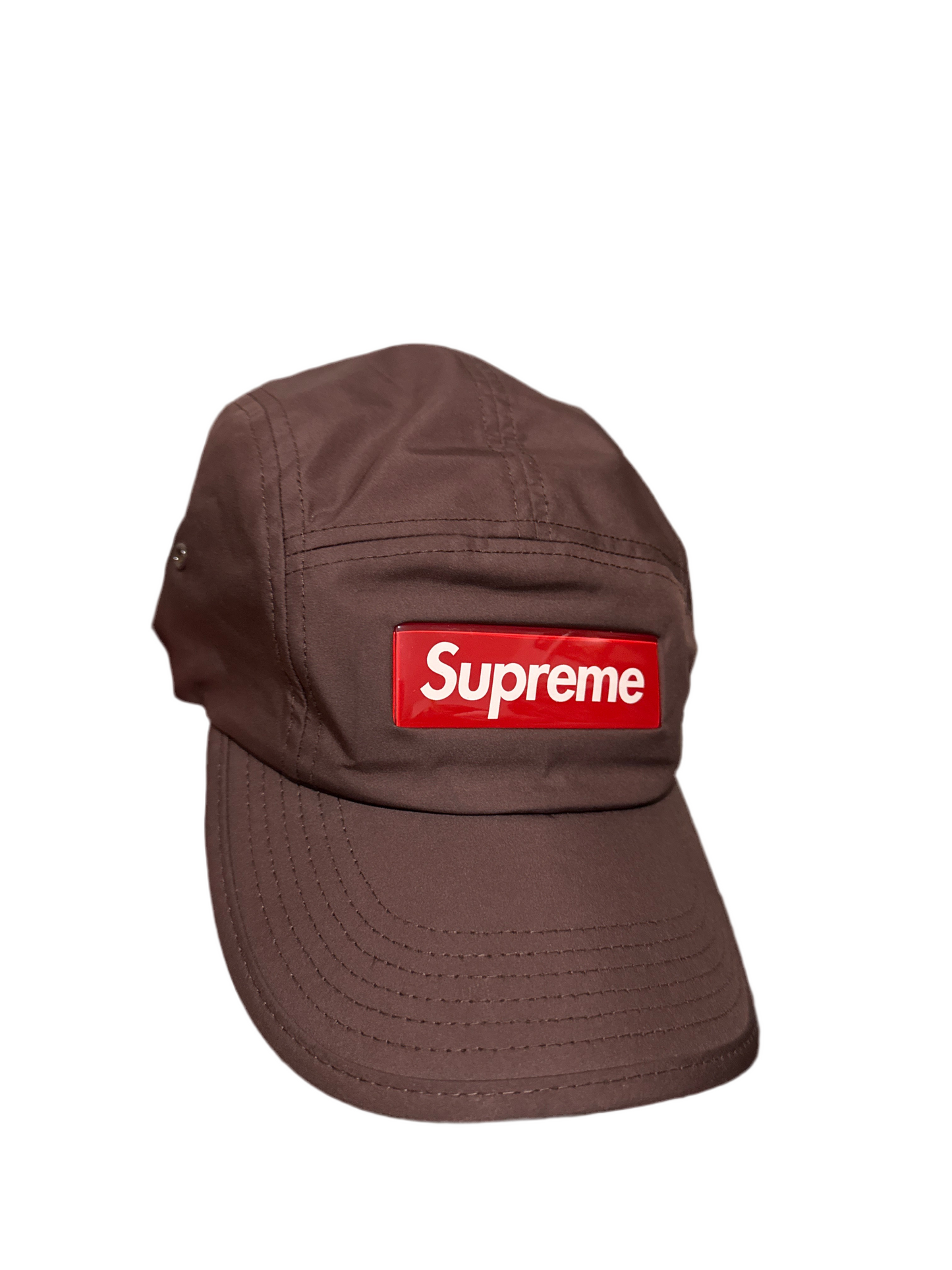 Supreme Inset Gel Brown Camp Cap