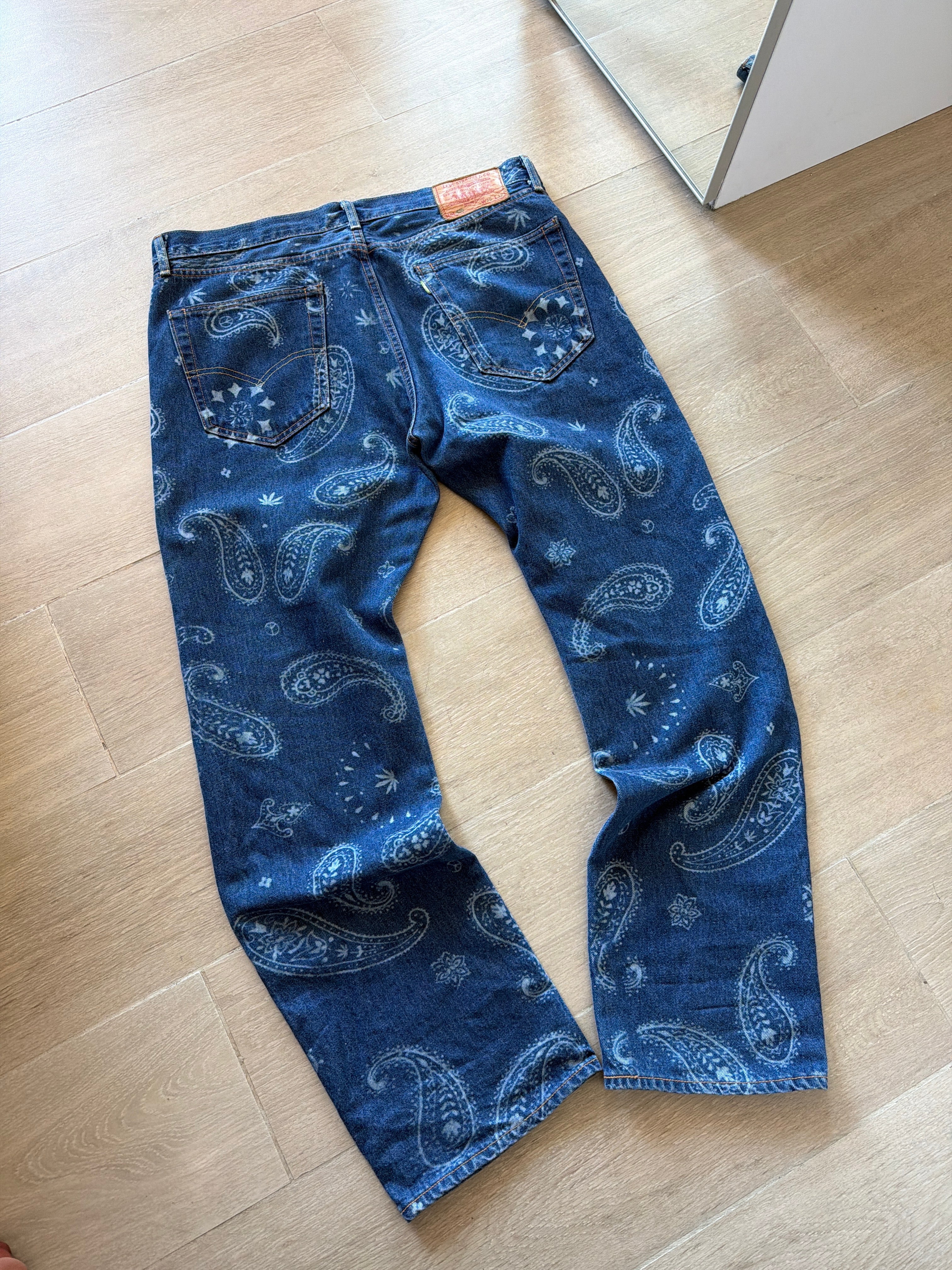 Levis x Snoop Dogg Lot 420 Paisley Bandana Jeans