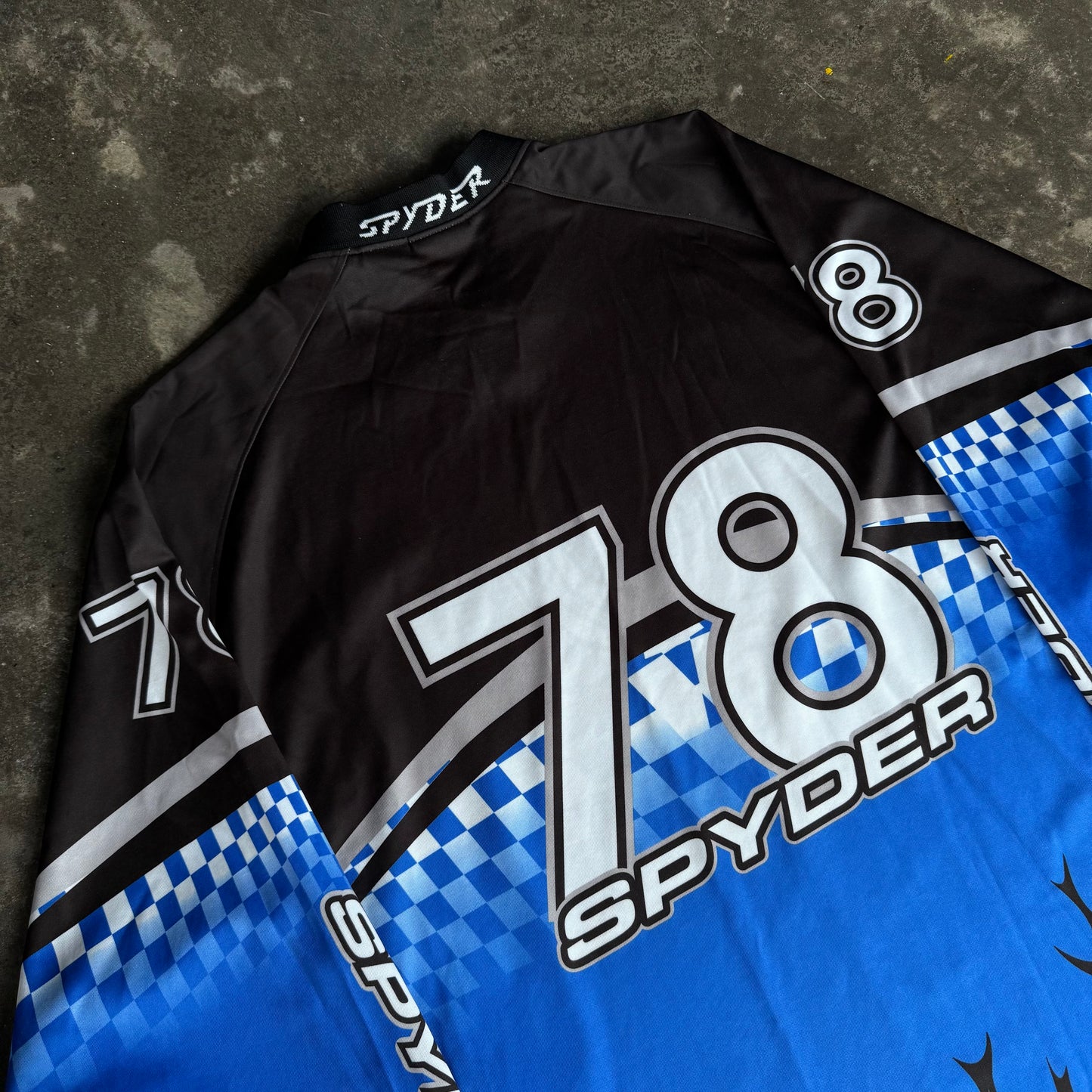 2000s Spyder Biker Jersey