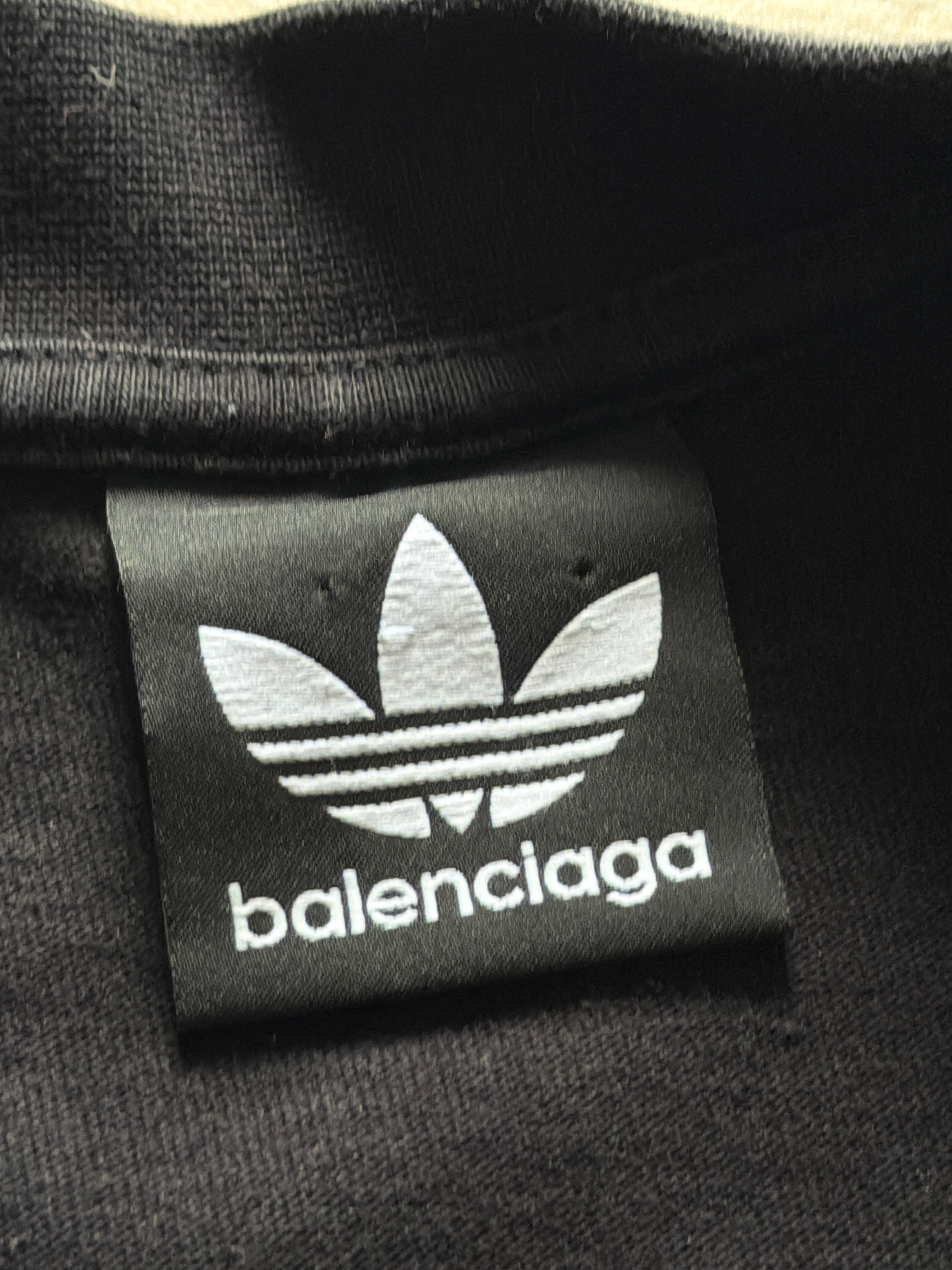 Balenciaga x Adidas Medium Fit Tee Black