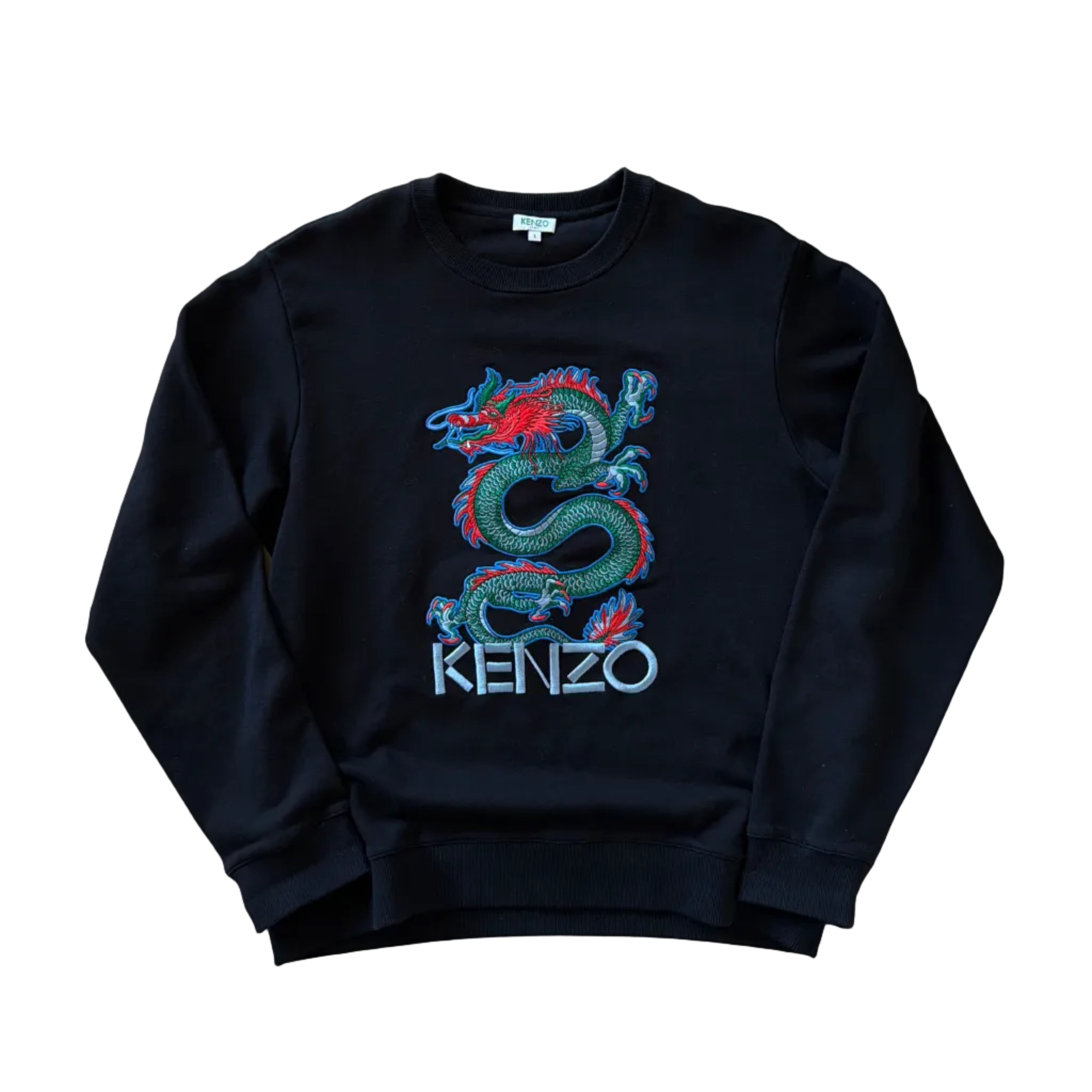 Kenzo Paris Embroidered Dragon Crewneck