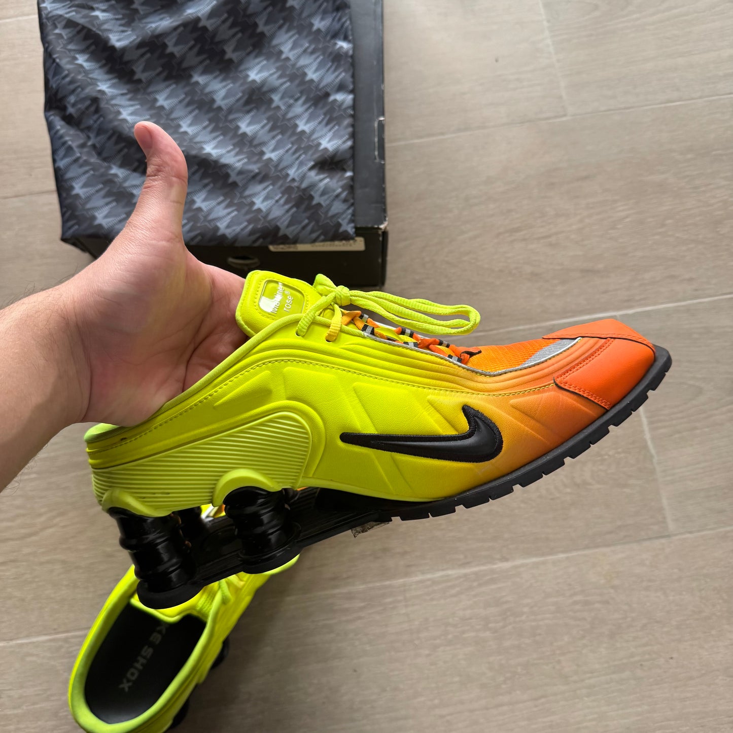 Nike Shox MR4 Mule Martine Rose Orange