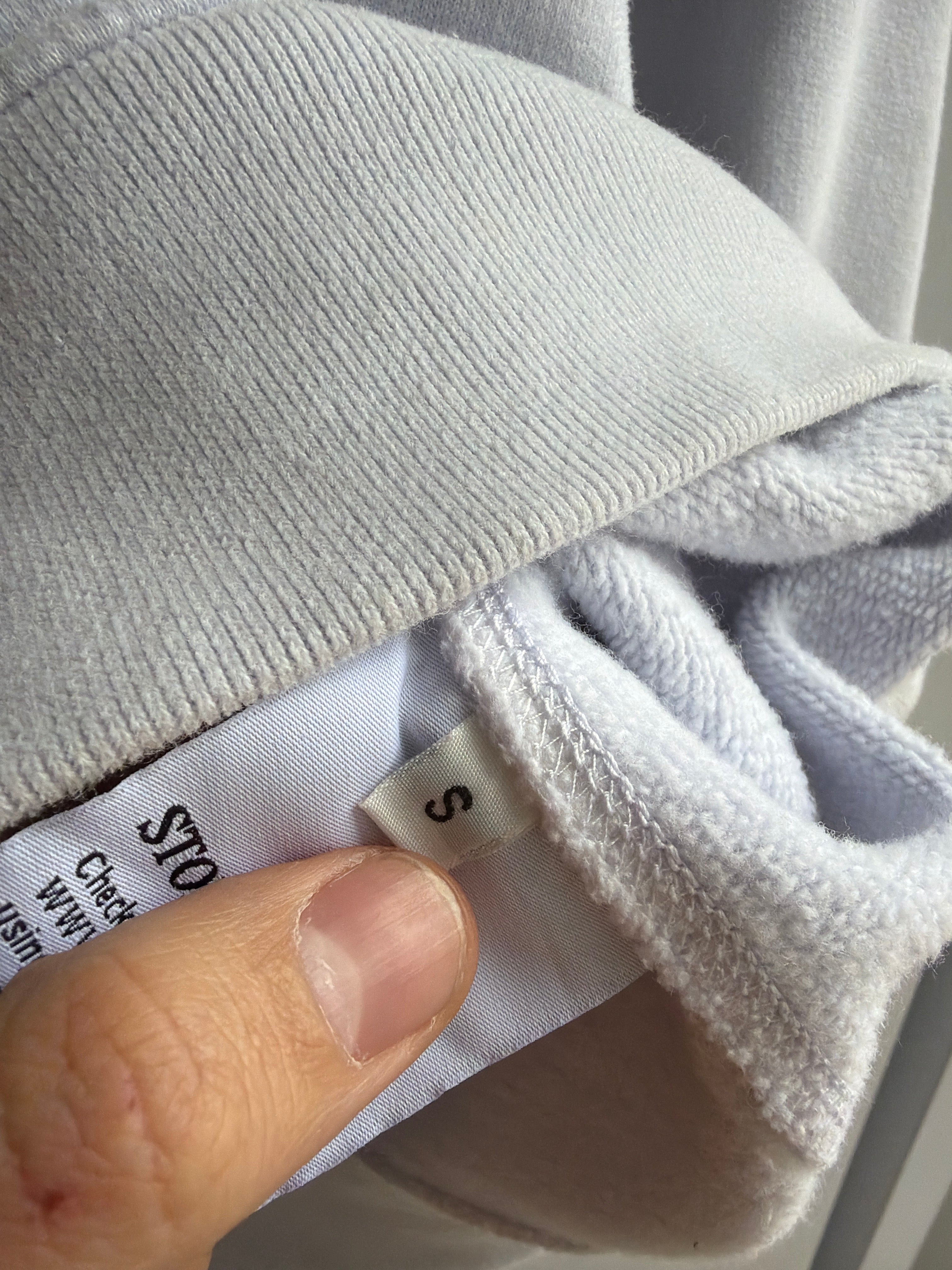 Stone Island Logo Patch Crewneck Lavanda