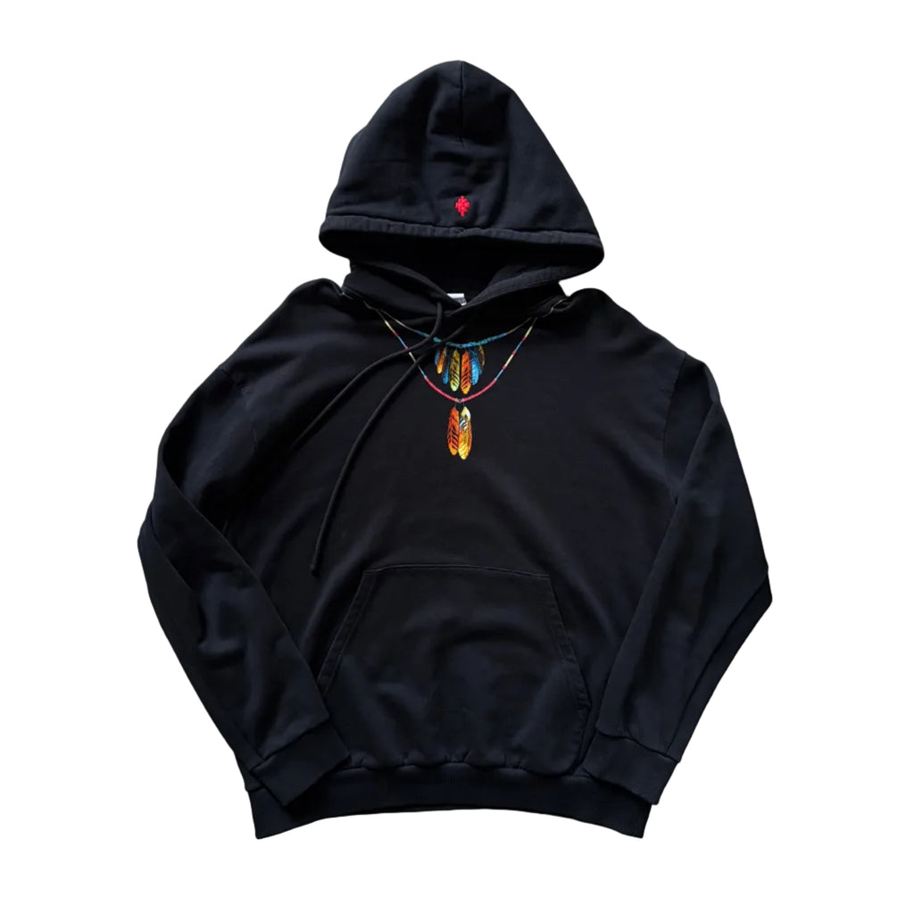 Marcelo Burlon Feathers Necklace Hoodie (M)