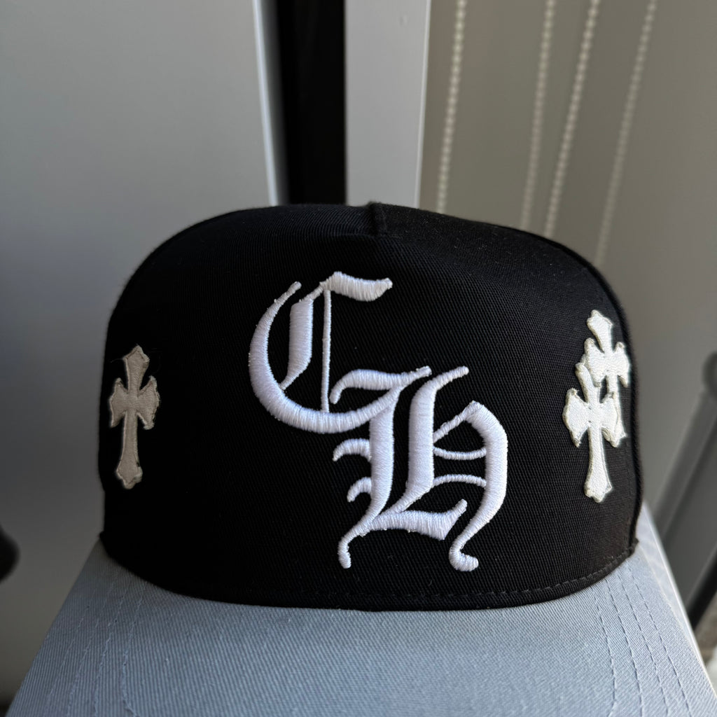 Chrome Hearts Cross Patch Hat Black/Grey