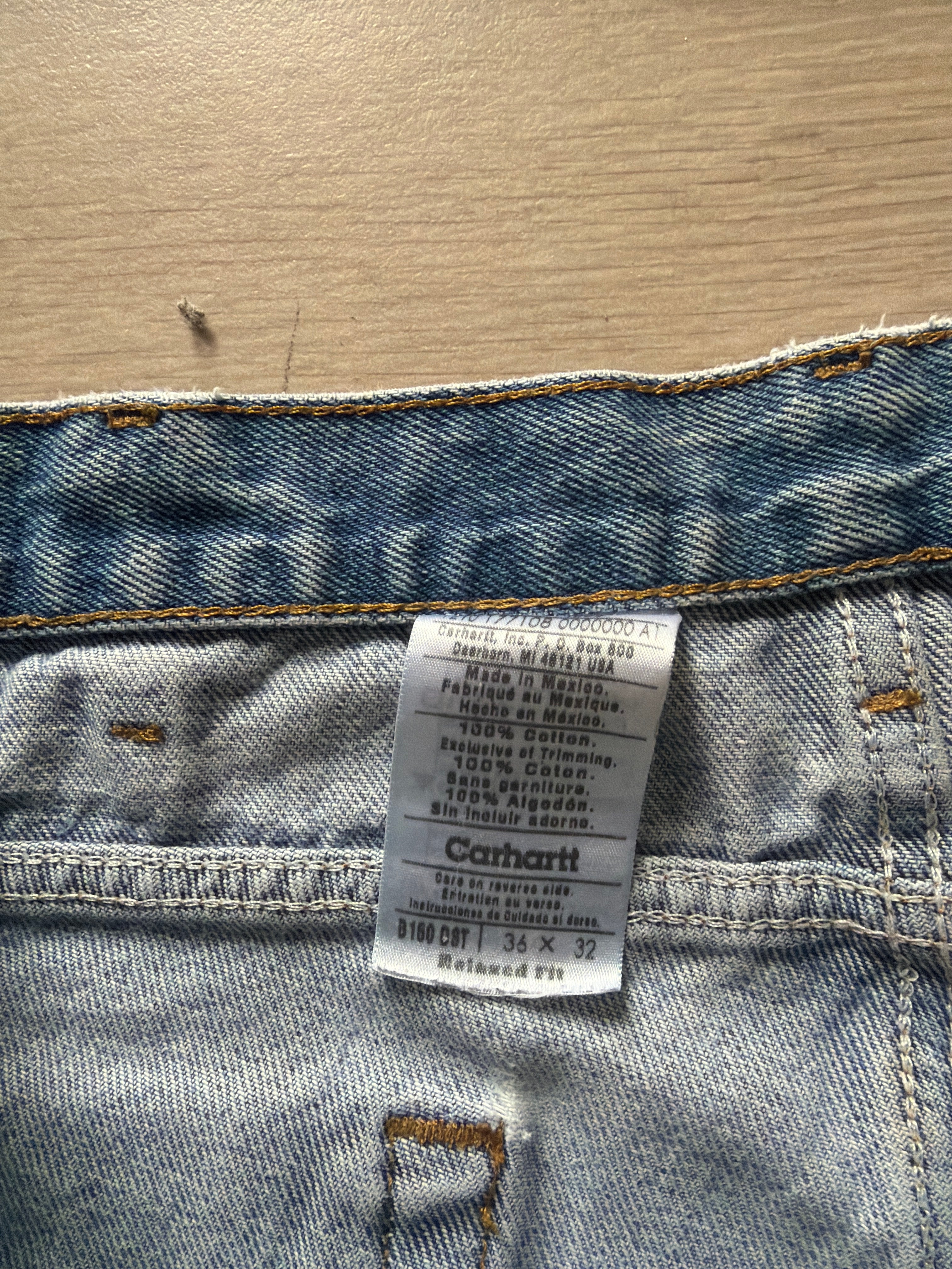 00s Carhartt Trashed Denim Jeans