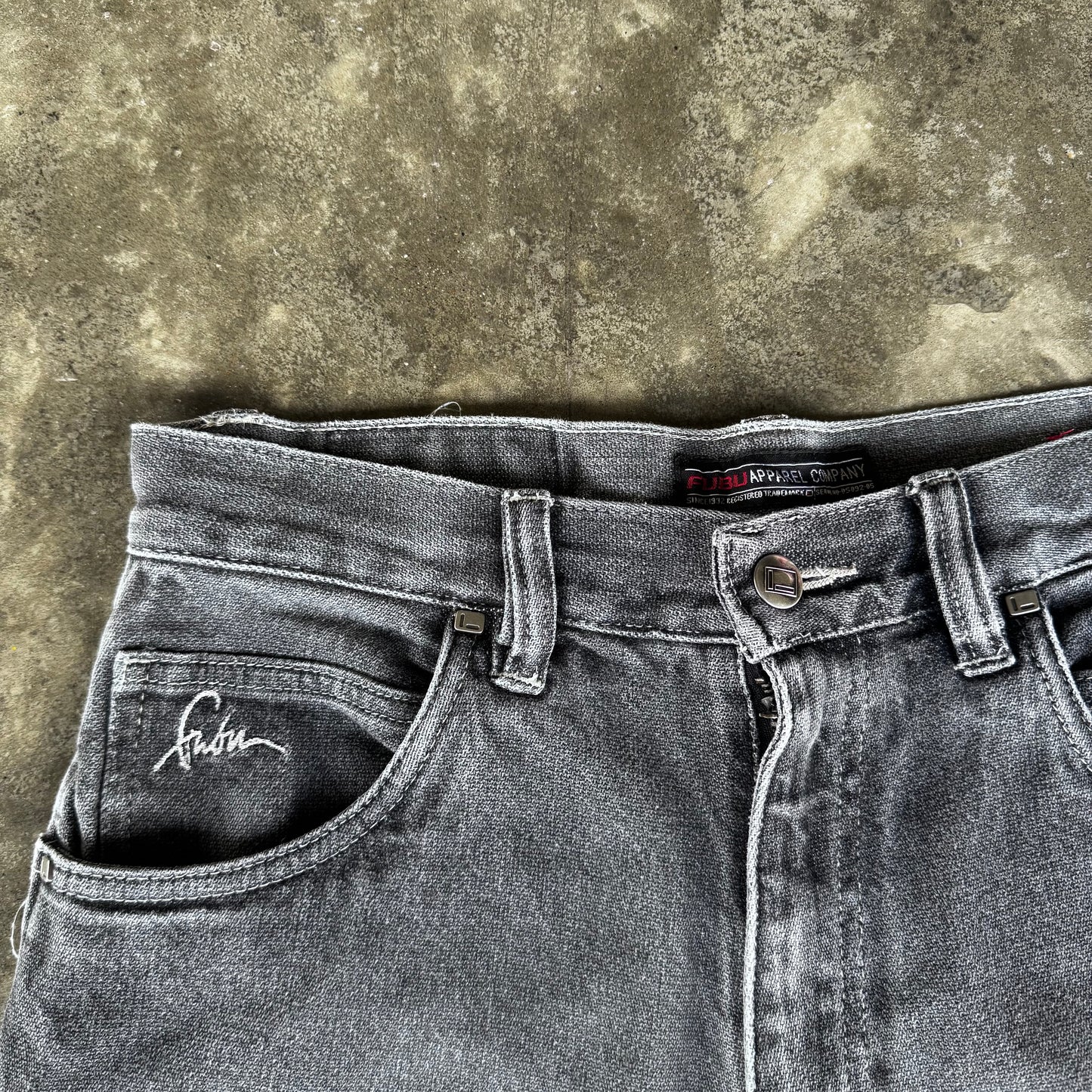 00s Fubu Faded Black Jorts