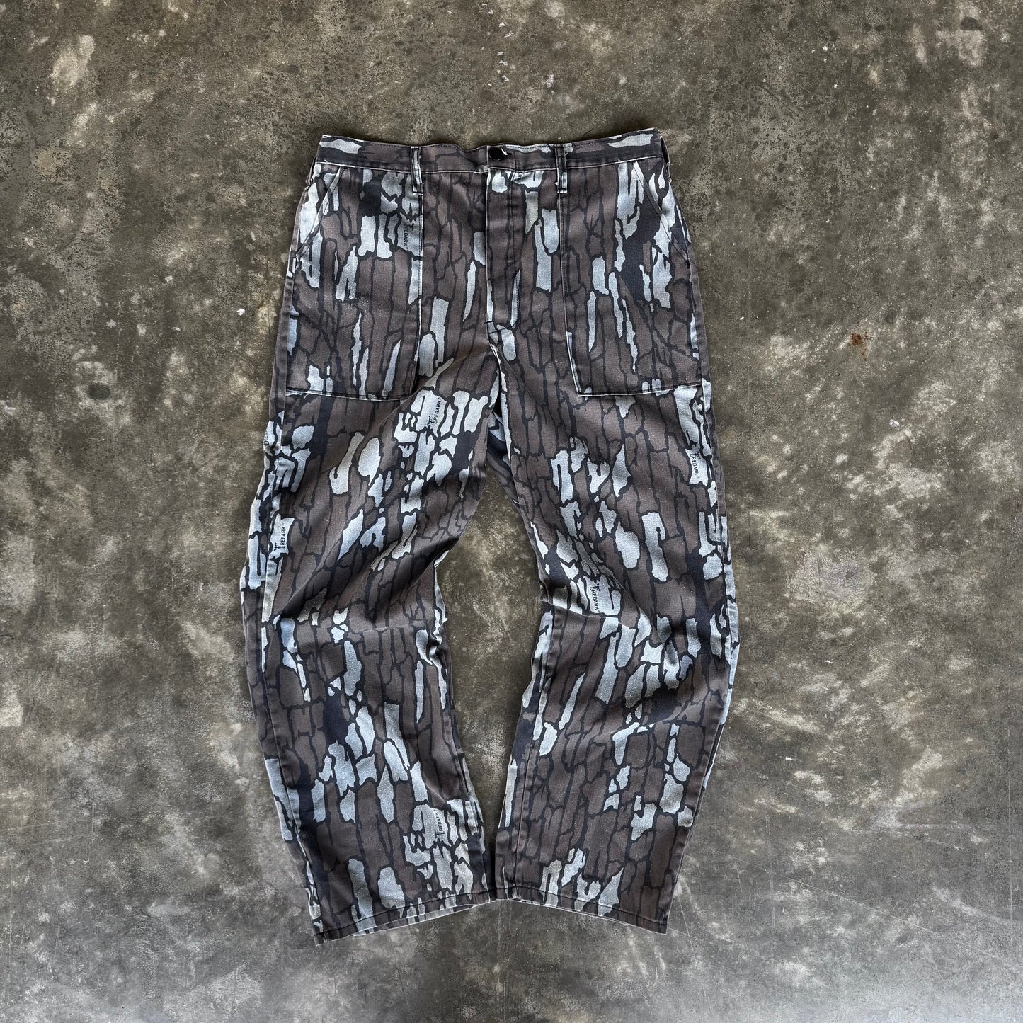 Vintage Trebark Wood Camo Pants