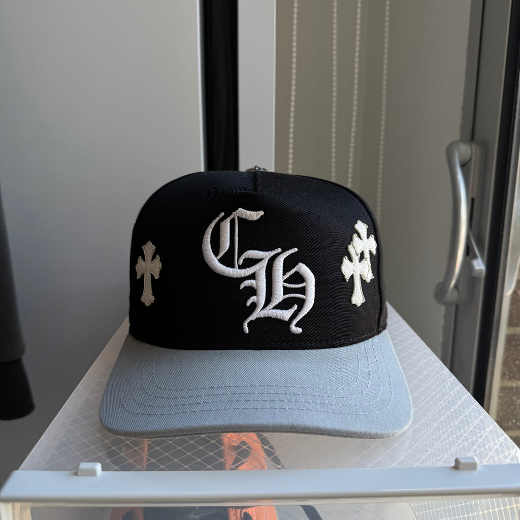 Chrome Hearts Cross Patch Hat Black/Grey