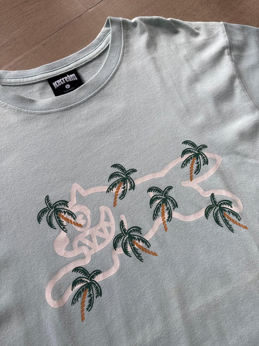 Icecream Palm Logo Tee