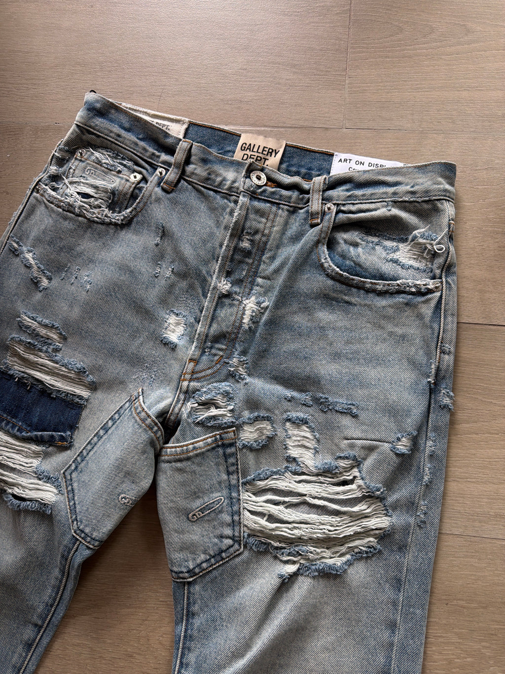 Gallery Dept. Bowery 5001 Distressed Denim Vintage Blue