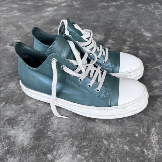 Rick Owens Mainline Green Low Top Ramones